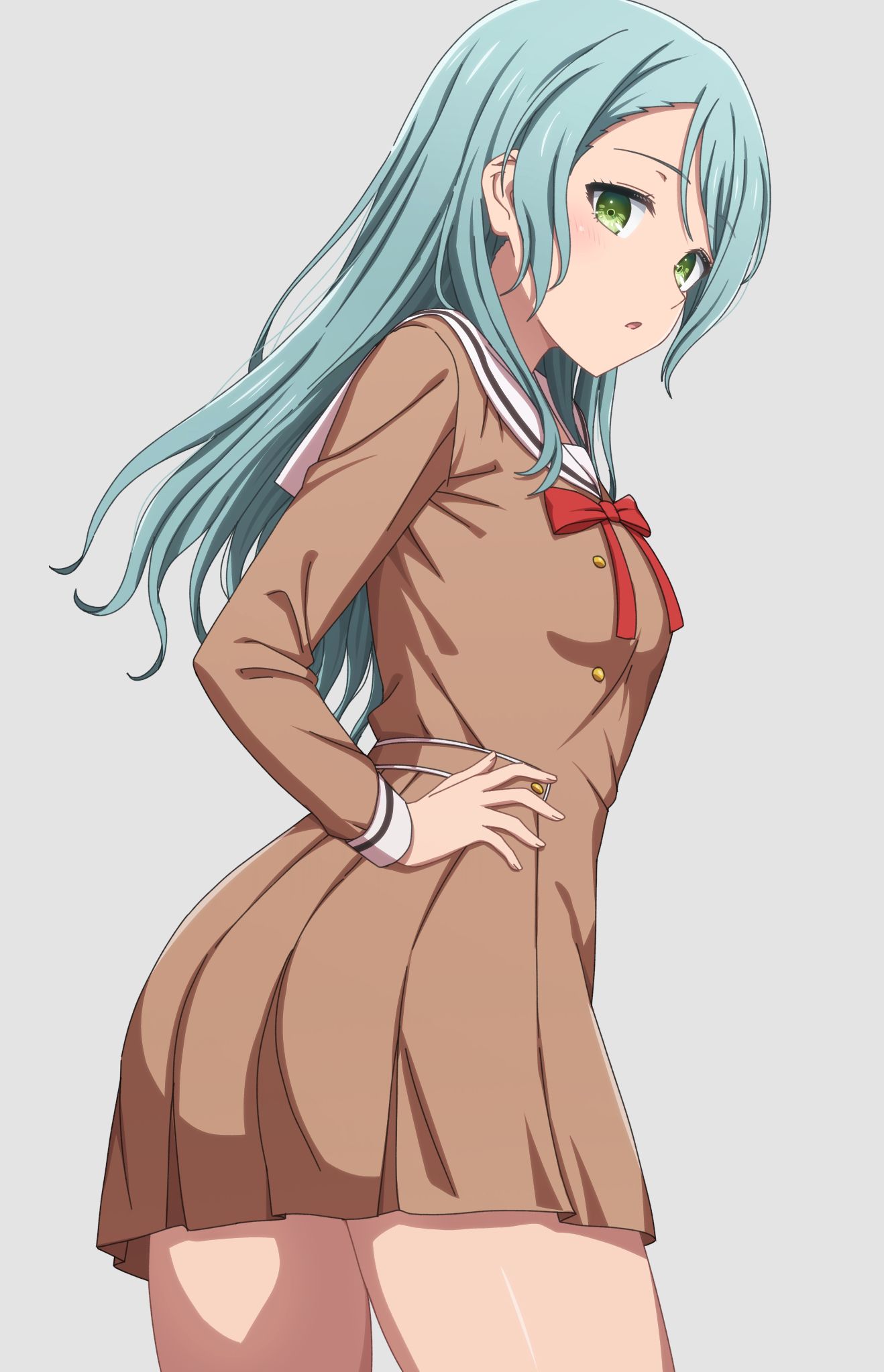 制服紗夜さん插画图片壁纸