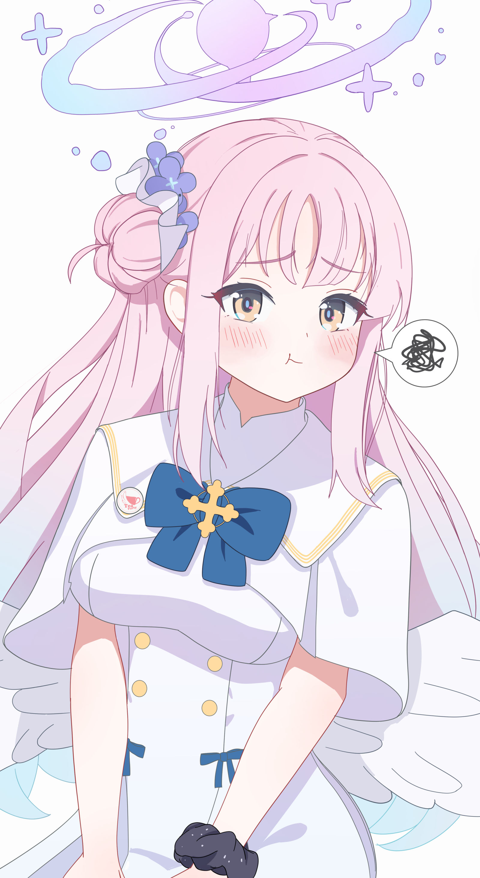 めっちゃすねてる聖園さん插画图片壁纸