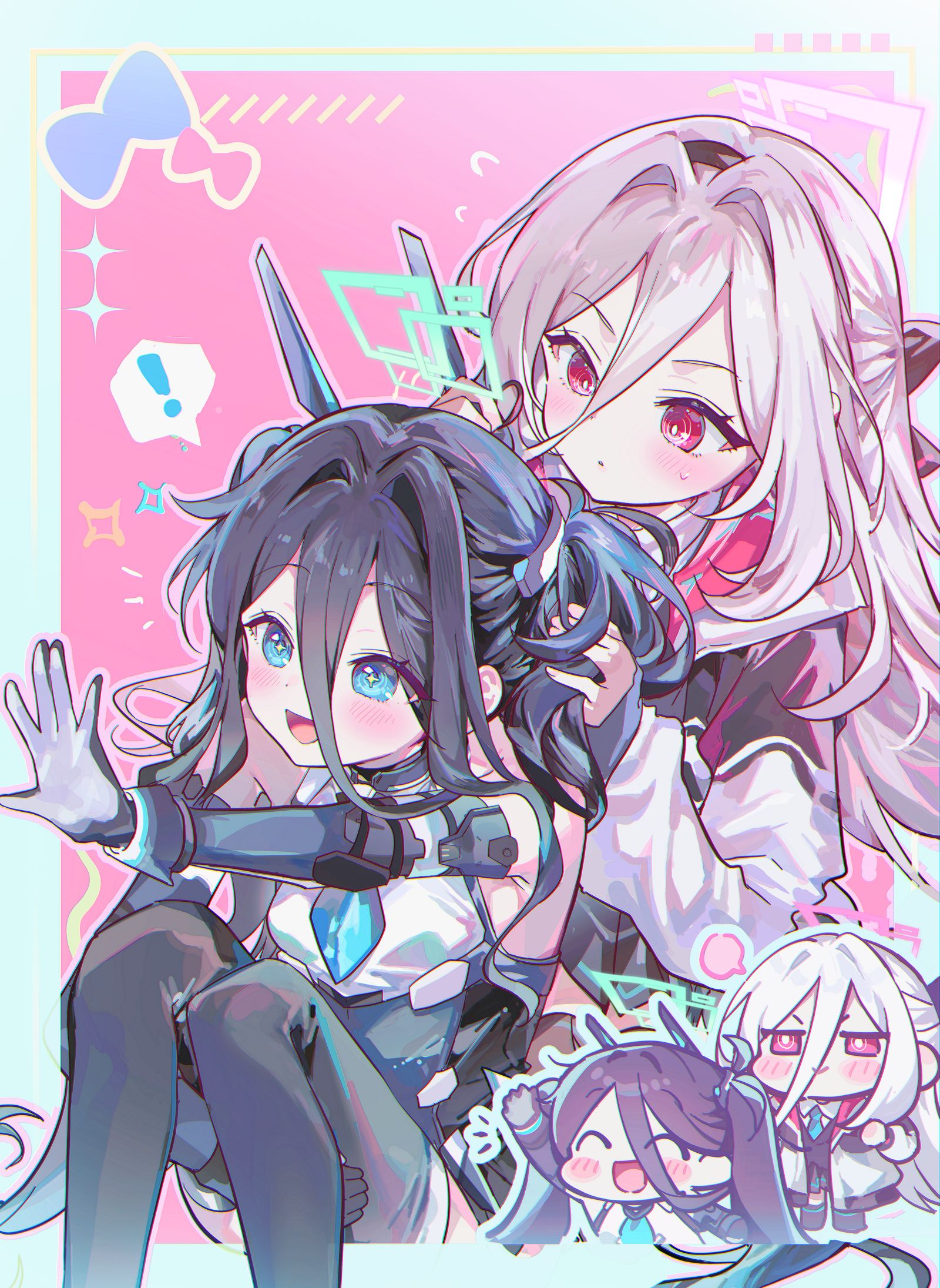 でかけるまえのケア✨插画图片壁纸