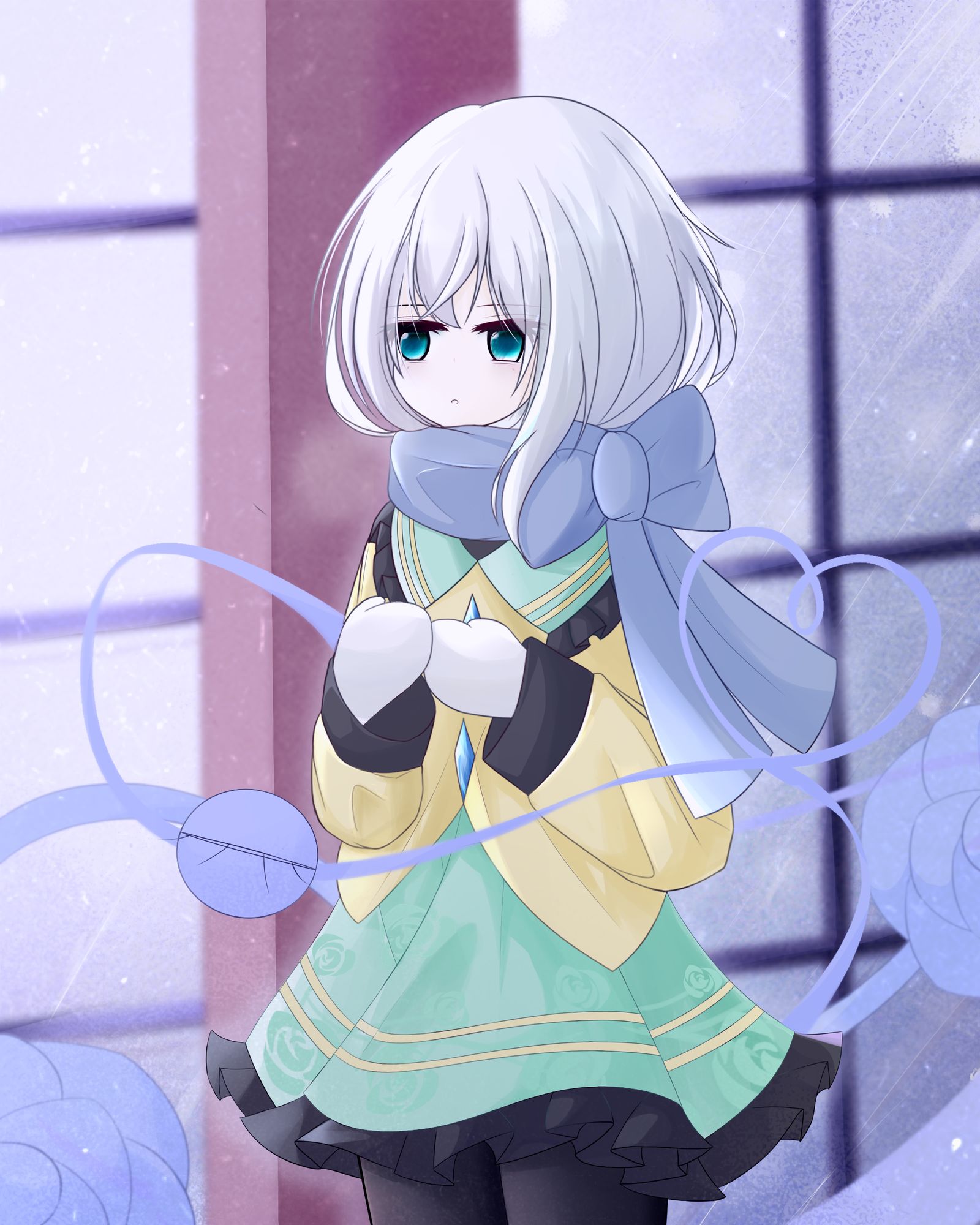 冬日恋插画图片壁纸