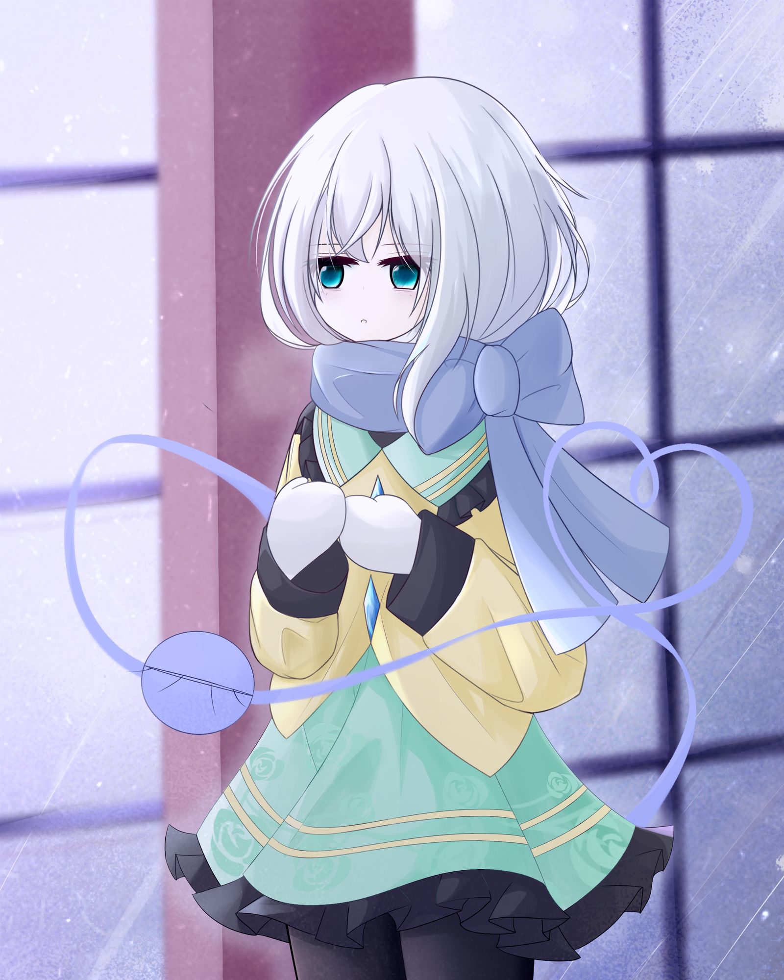 冬日恋插画图片壁纸