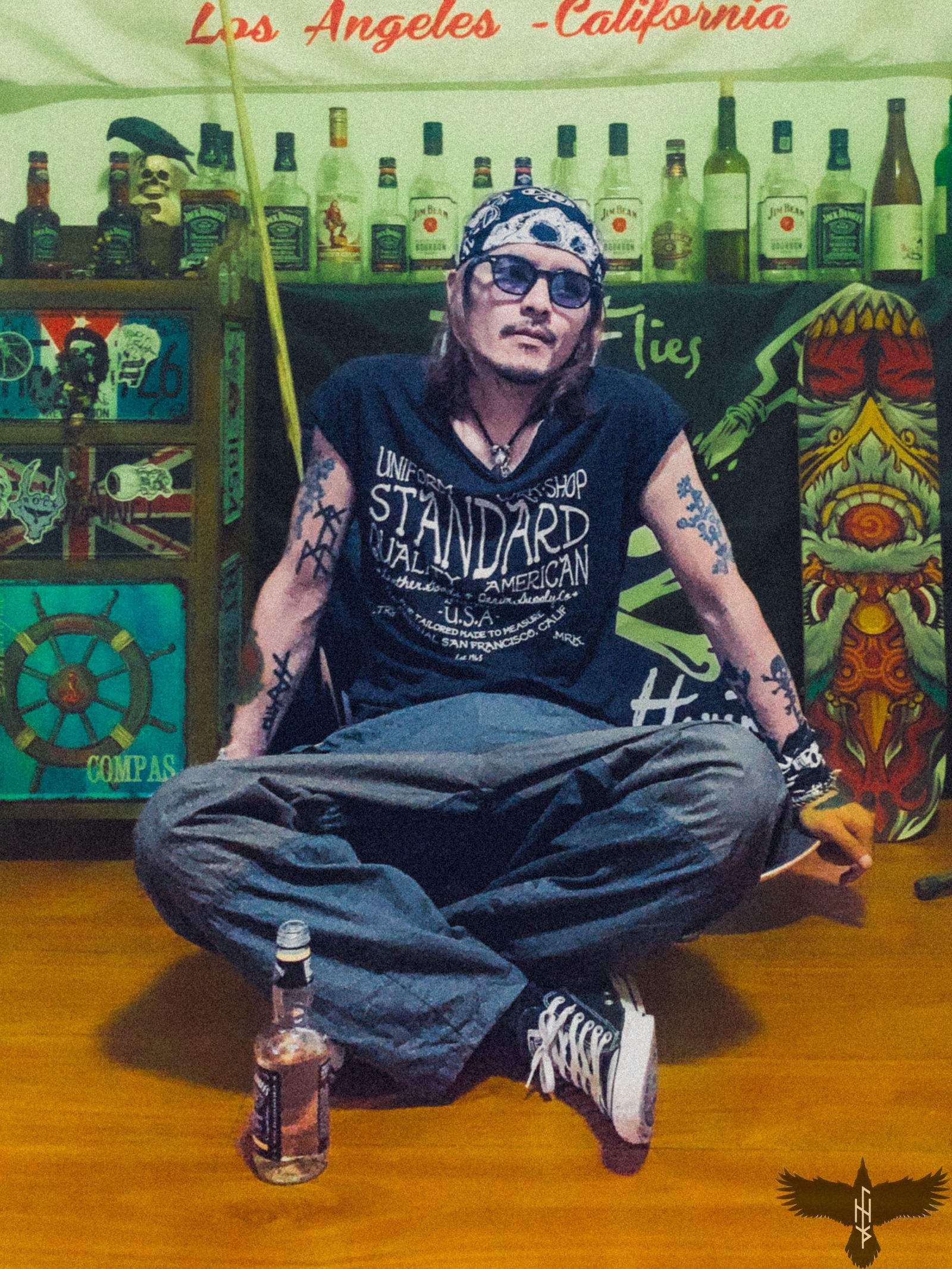 日涂4（原创头巾）插画图片壁纸