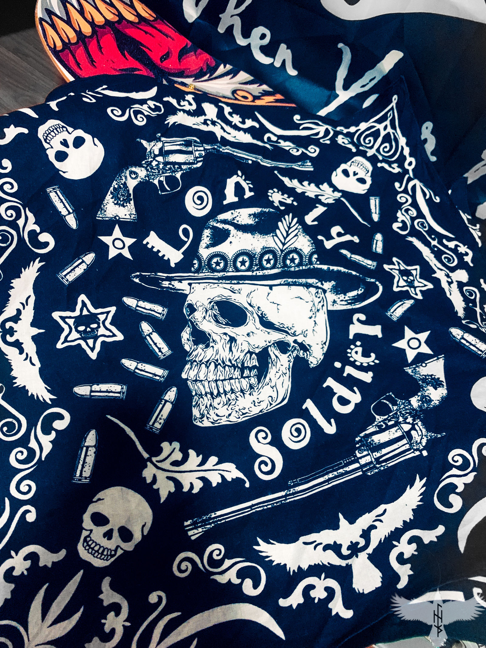 日涂4（原创头巾）插画图片壁纸