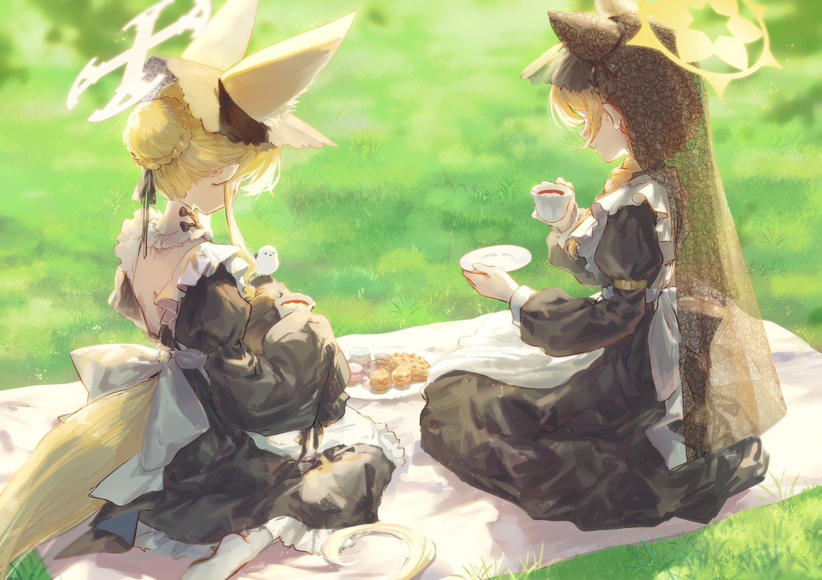~tea time~插画图片壁纸