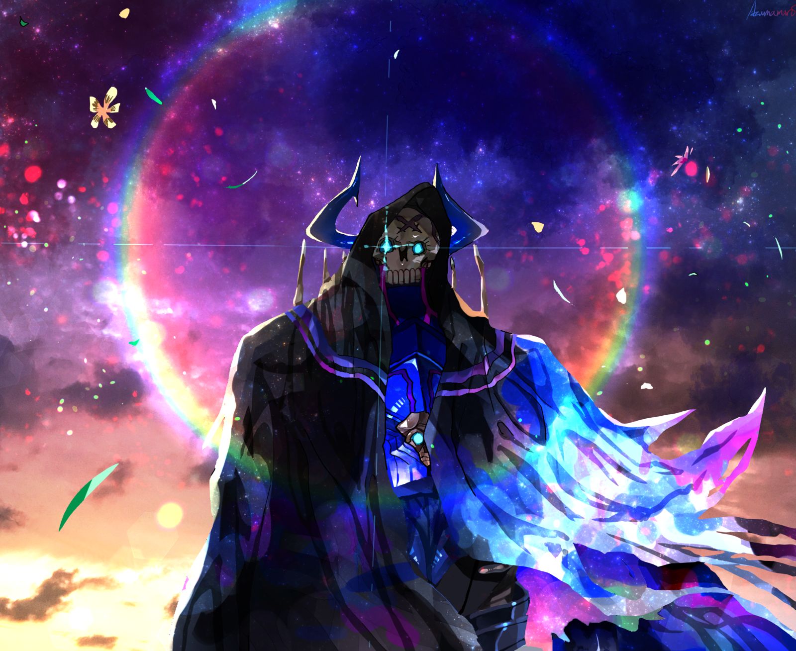 夜が来る插画图片壁纸