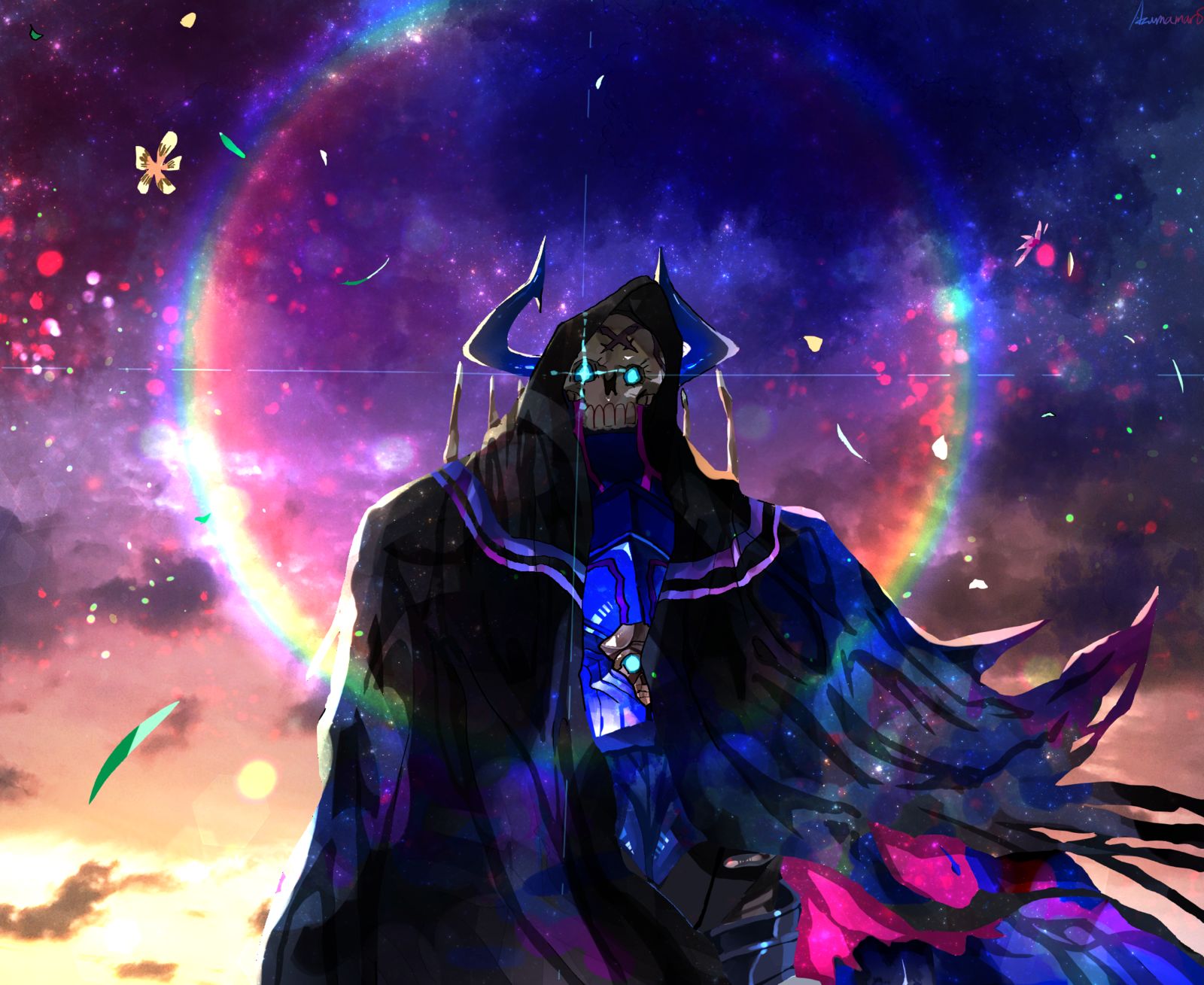 夜が来る插画图片壁纸