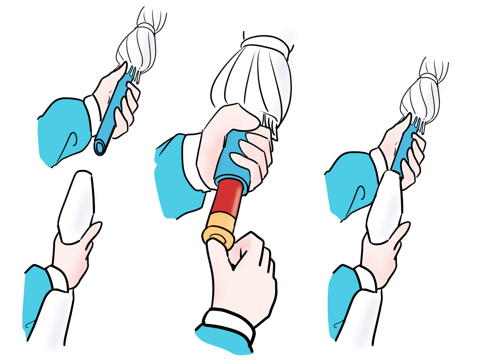 아로나 총插画图片壁纸