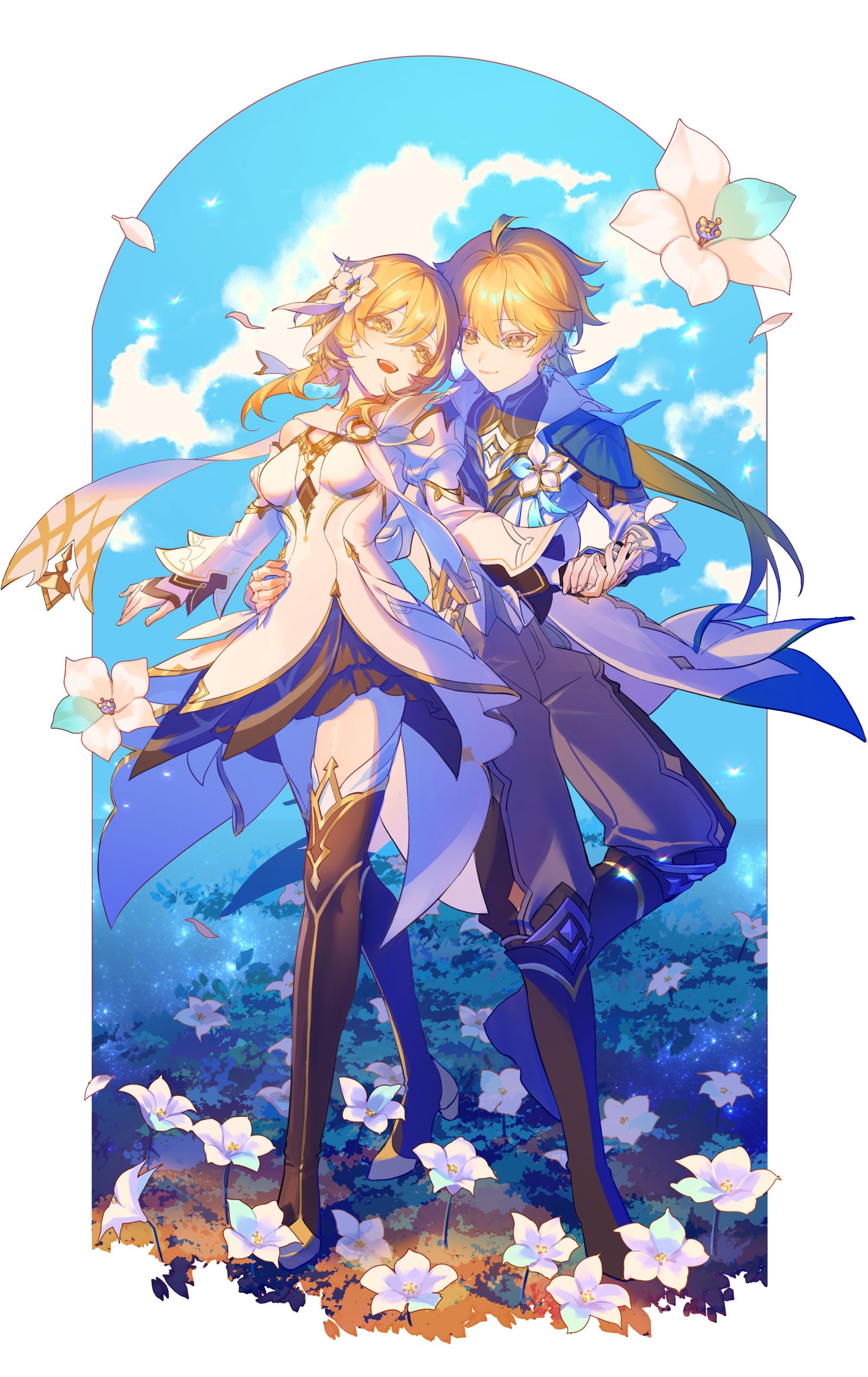 旅人新衣装！插画图片壁纸