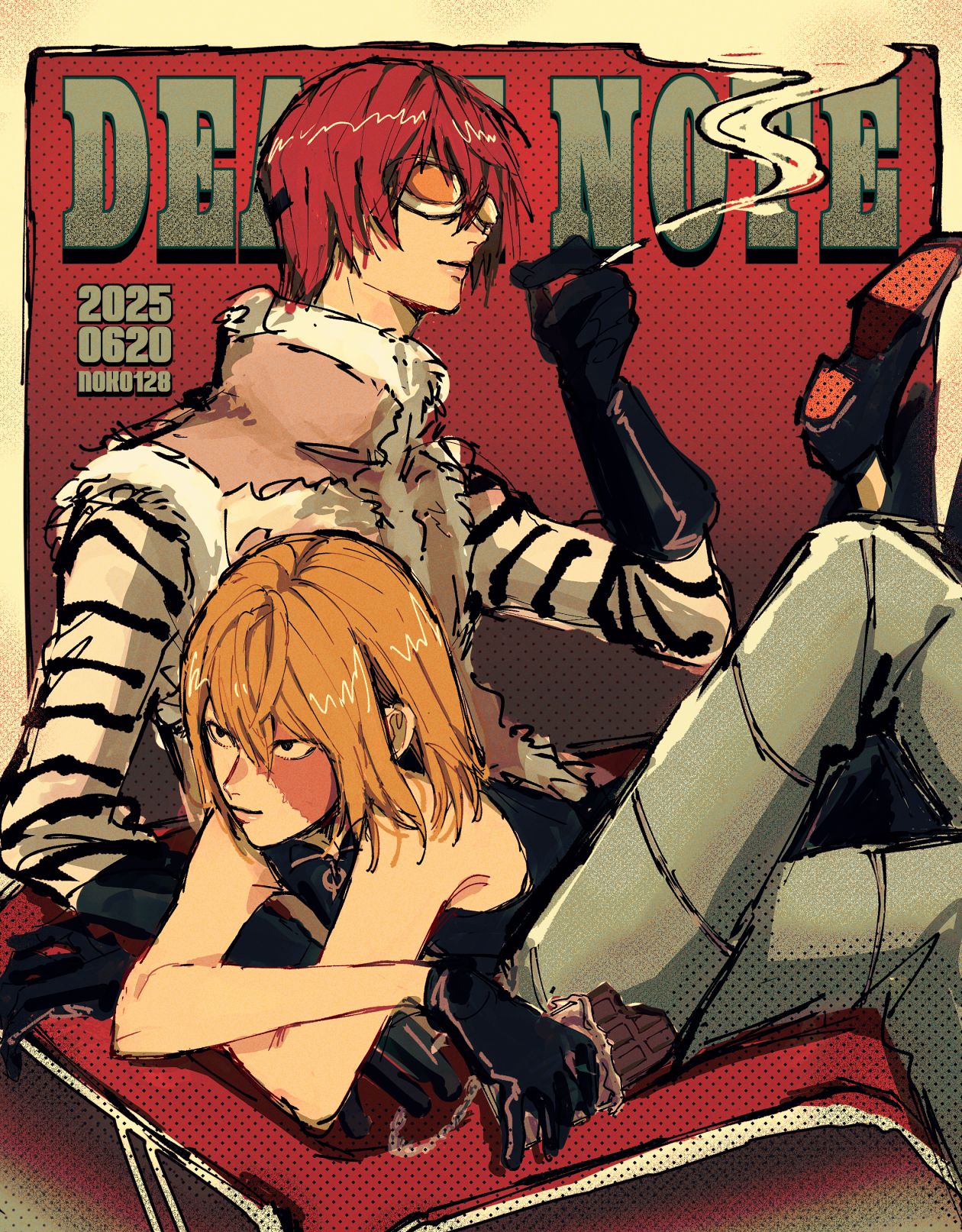 DEATH NOTE log插画图片壁纸