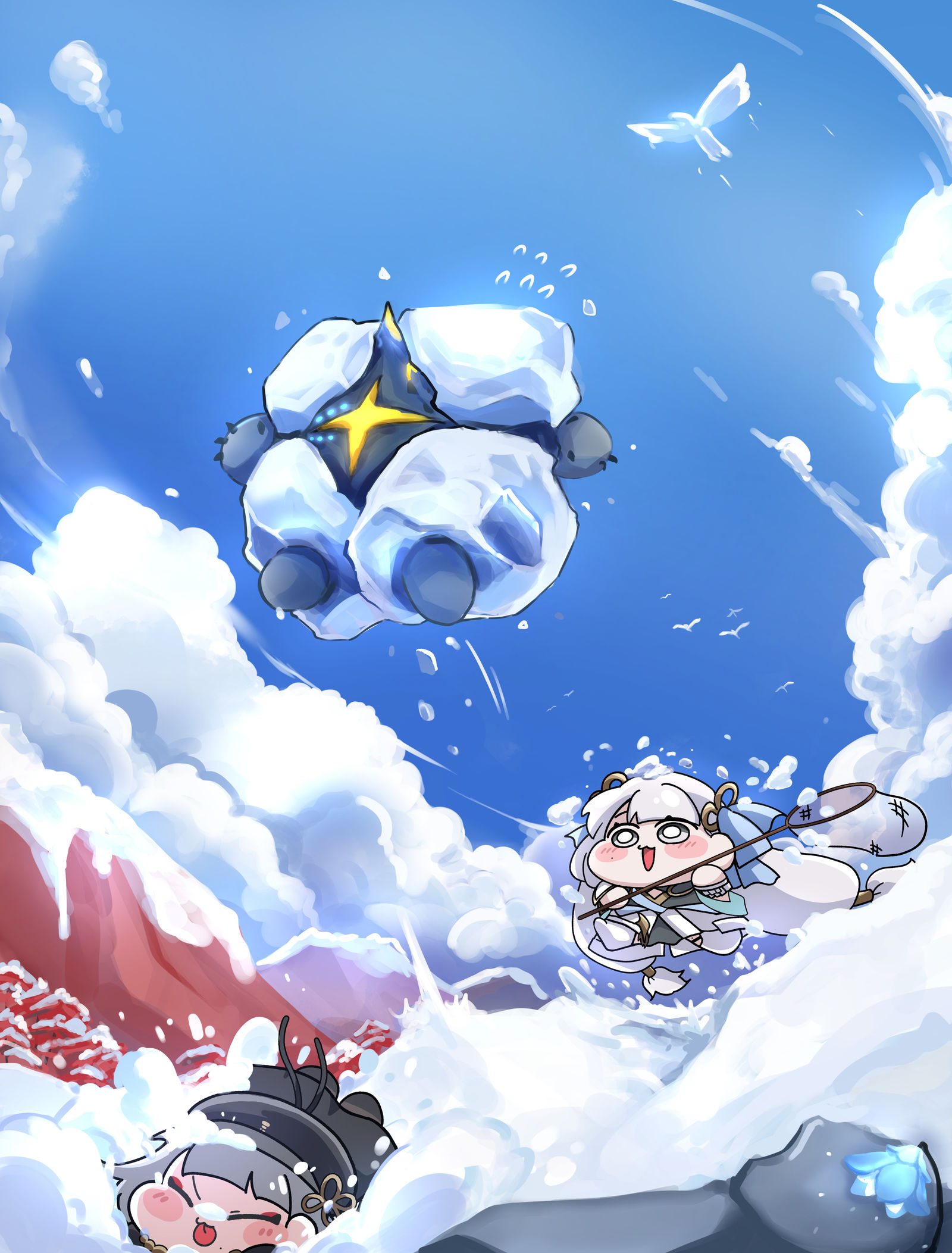 Jinhsi, sanhua Echo!插画图片壁纸