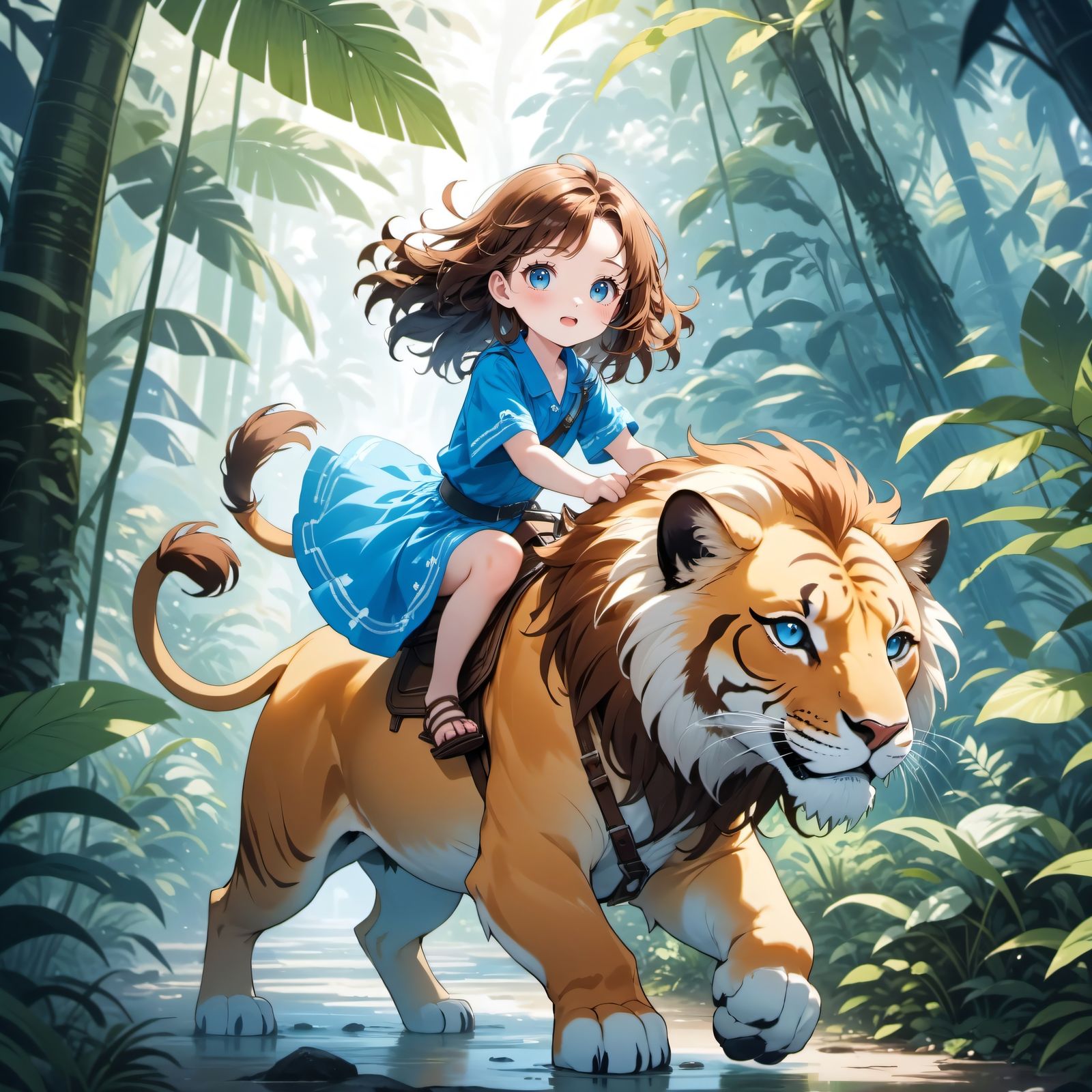 森林精灵头像同人高清图