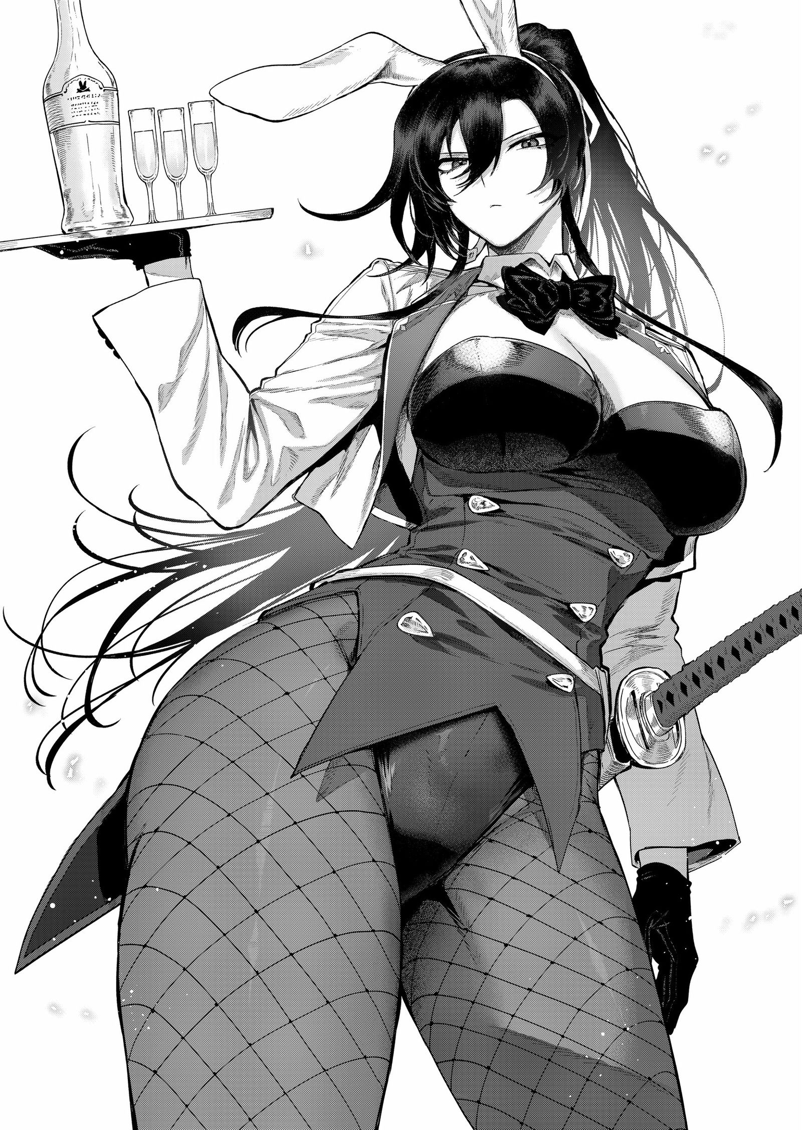 バニー神楽插画图片壁纸