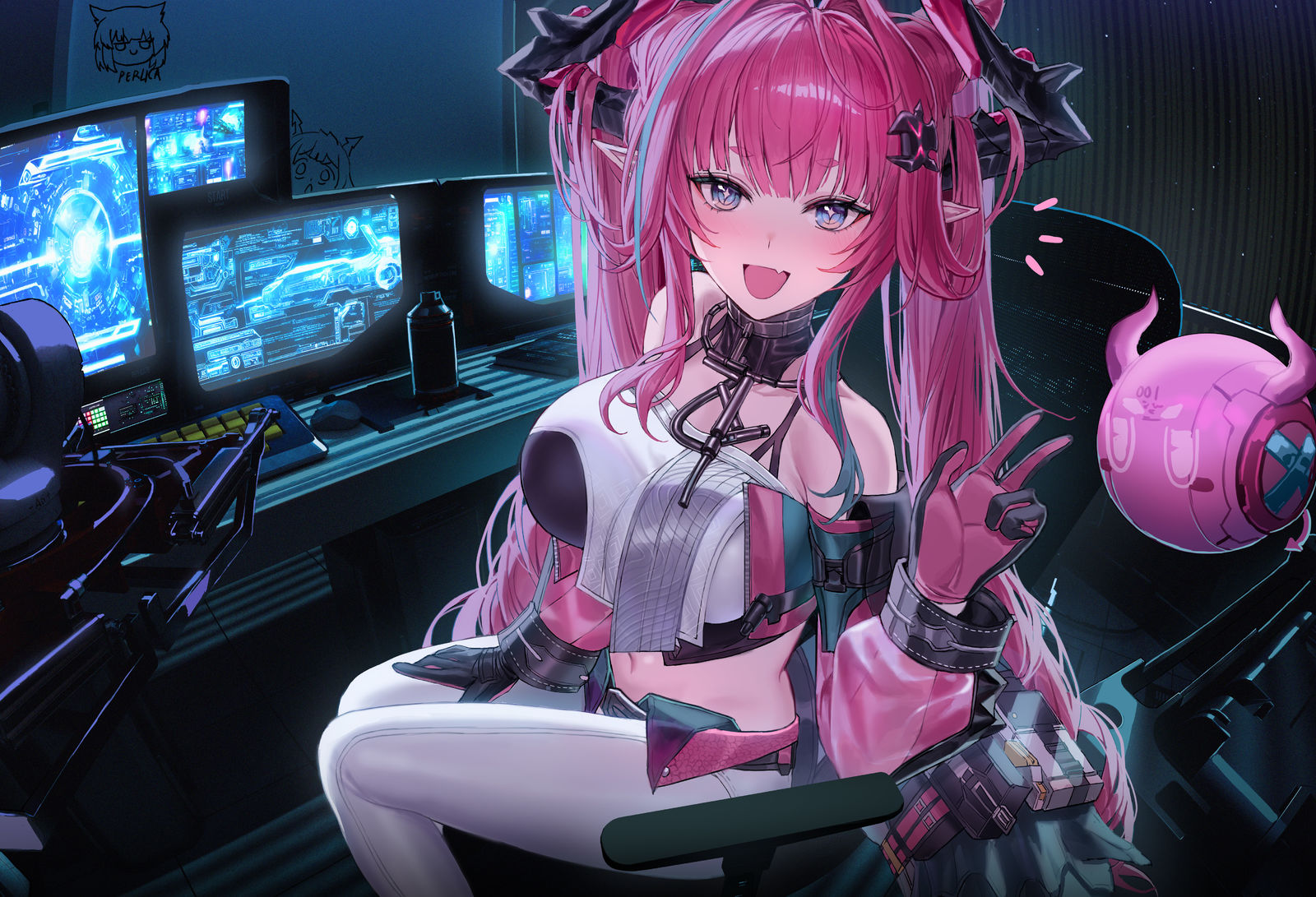 Yvonne插画图片壁纸