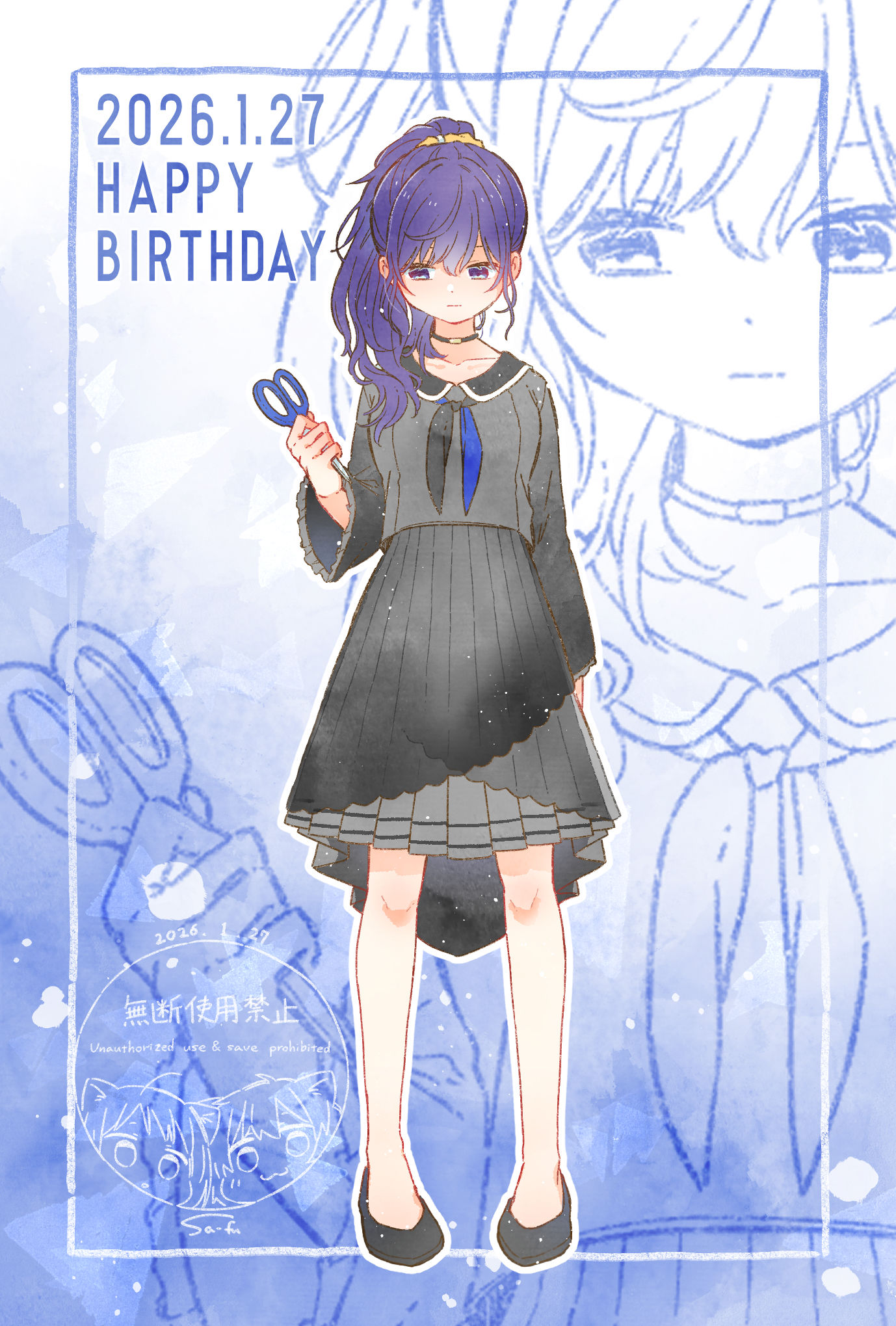 初心にかえって初期衣装を描いてみた⑨插画图片壁纸