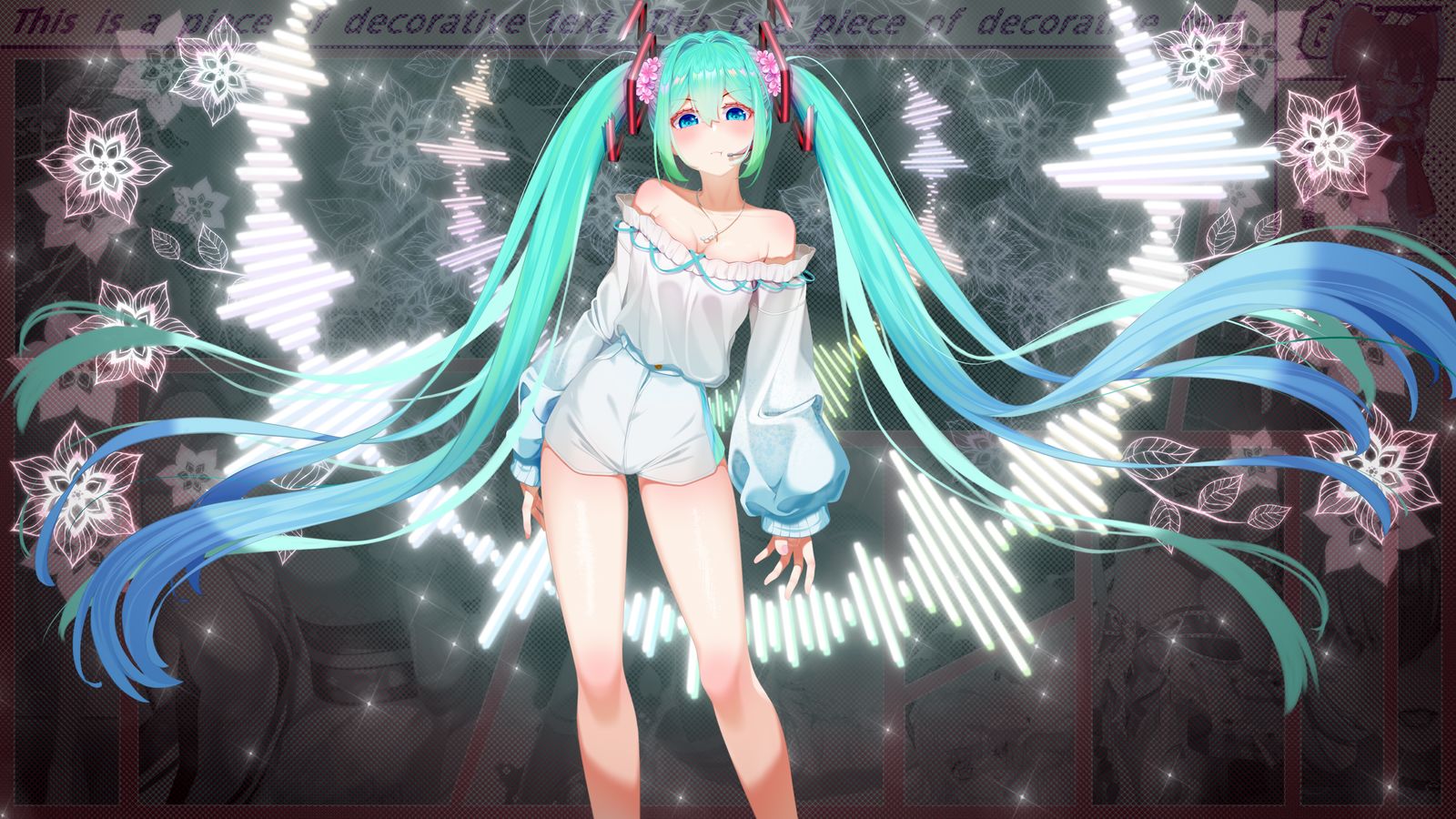 miku~~~(提升了一下画面张力)头像同人高清图