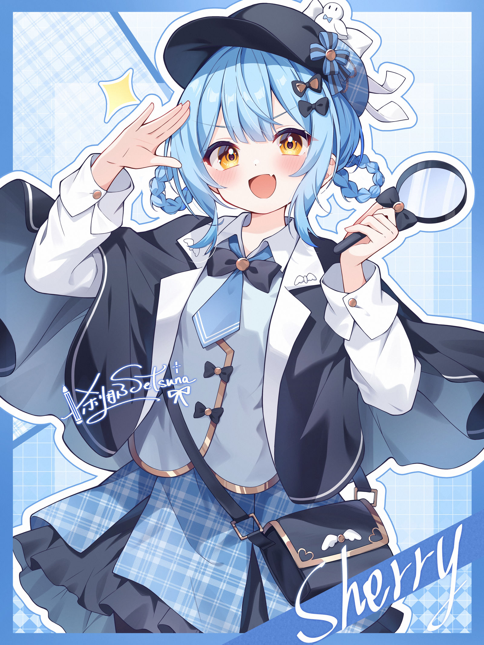 雪莉插画图片壁纸