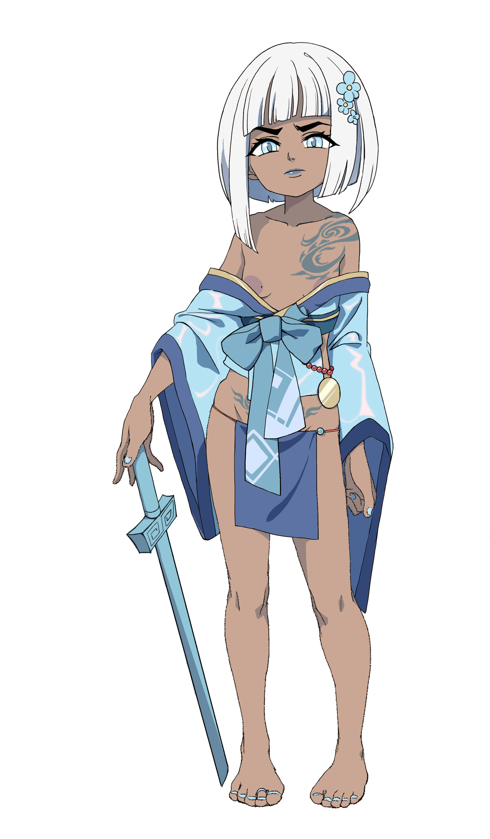 黑皮角色设计头像同人高清图