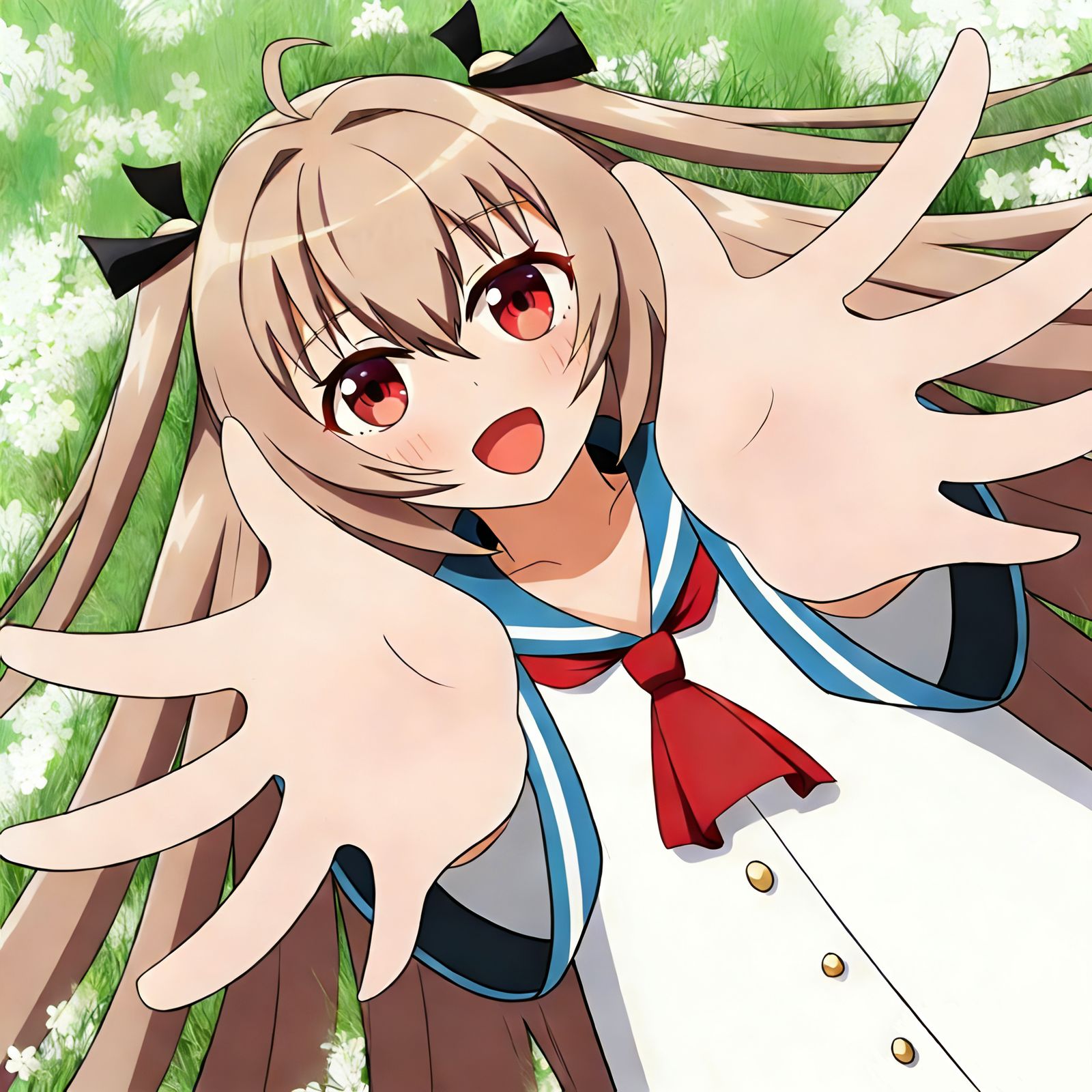 亚托莉草地头像同人高清图