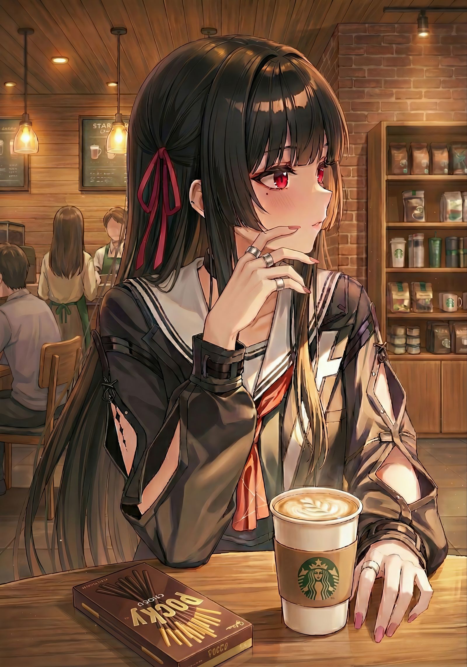 Her Shelter插画图片壁纸