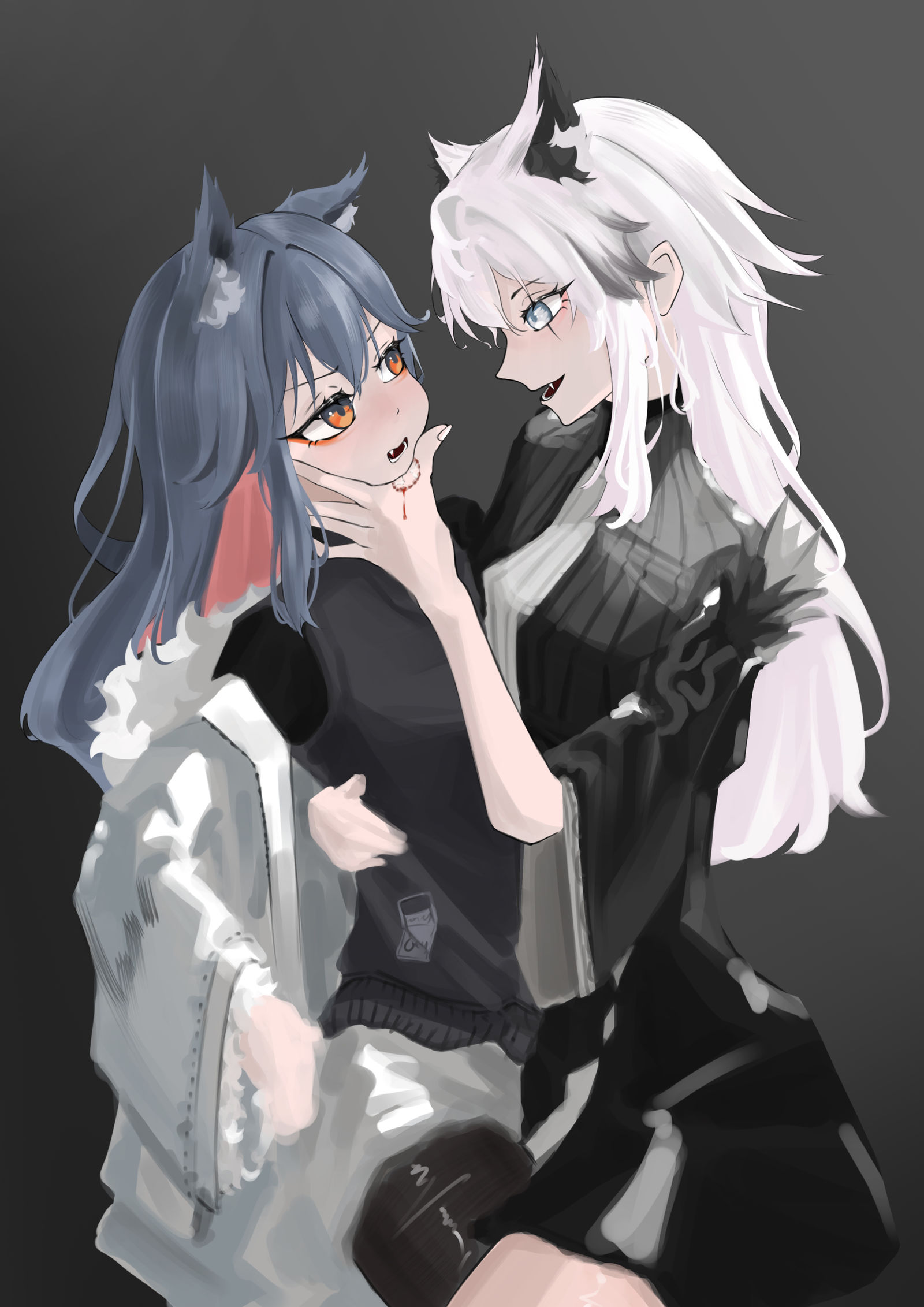 德克萨斯和拉普兰德头像同人高清图