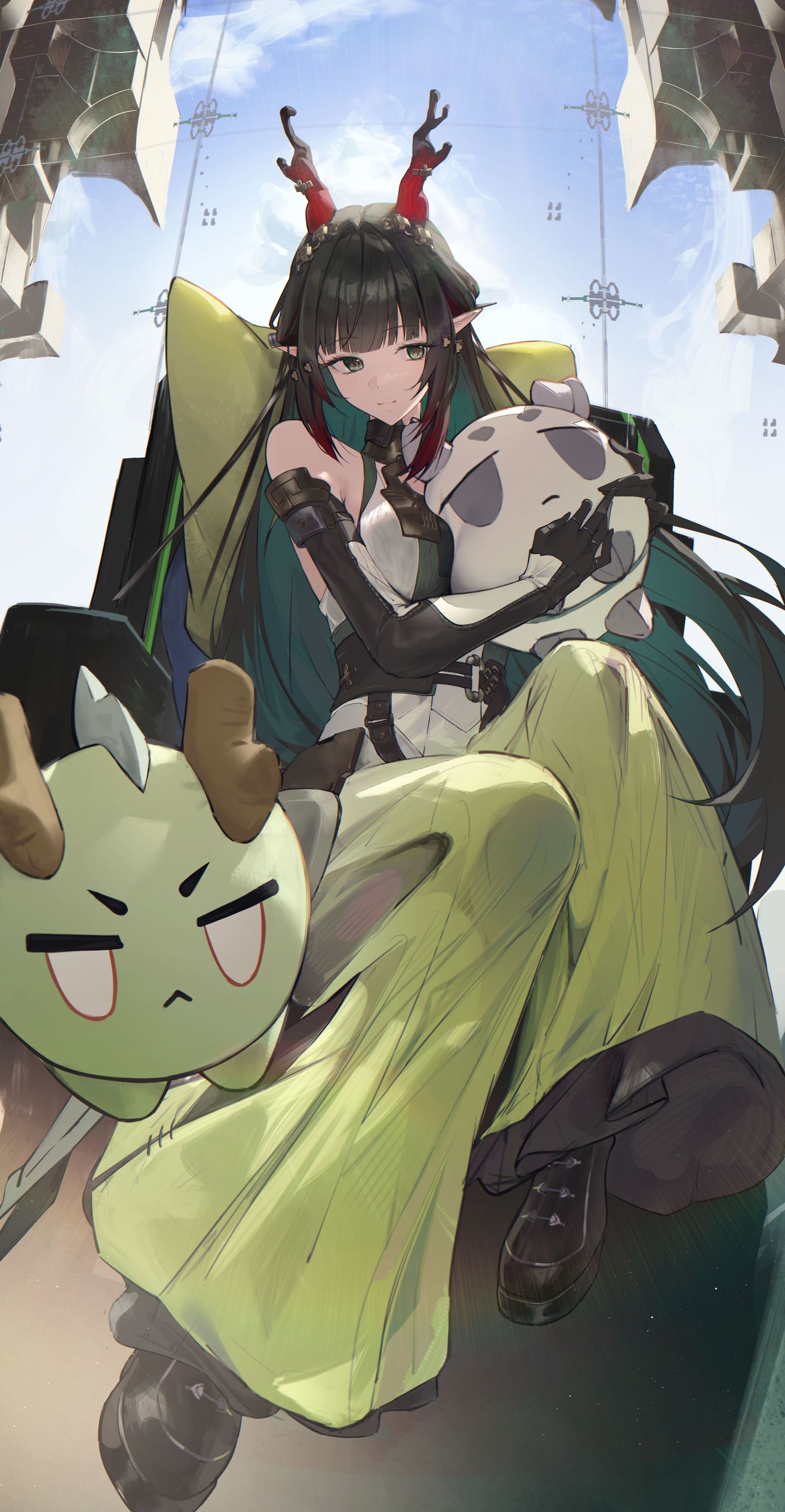 ゾアン天師と龍泡泡插画图片壁纸