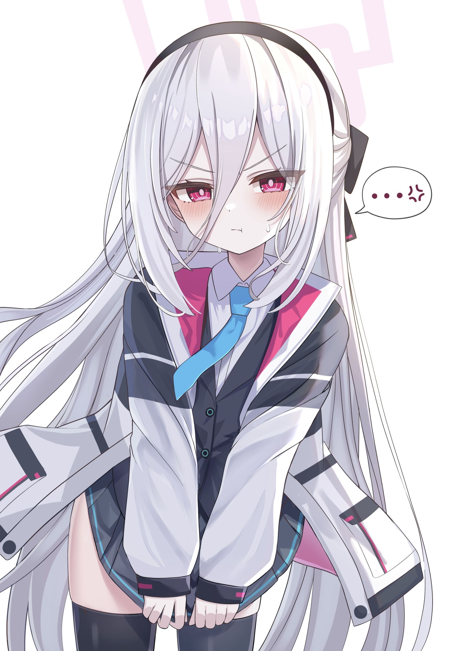 見ないでください！插画图片壁纸