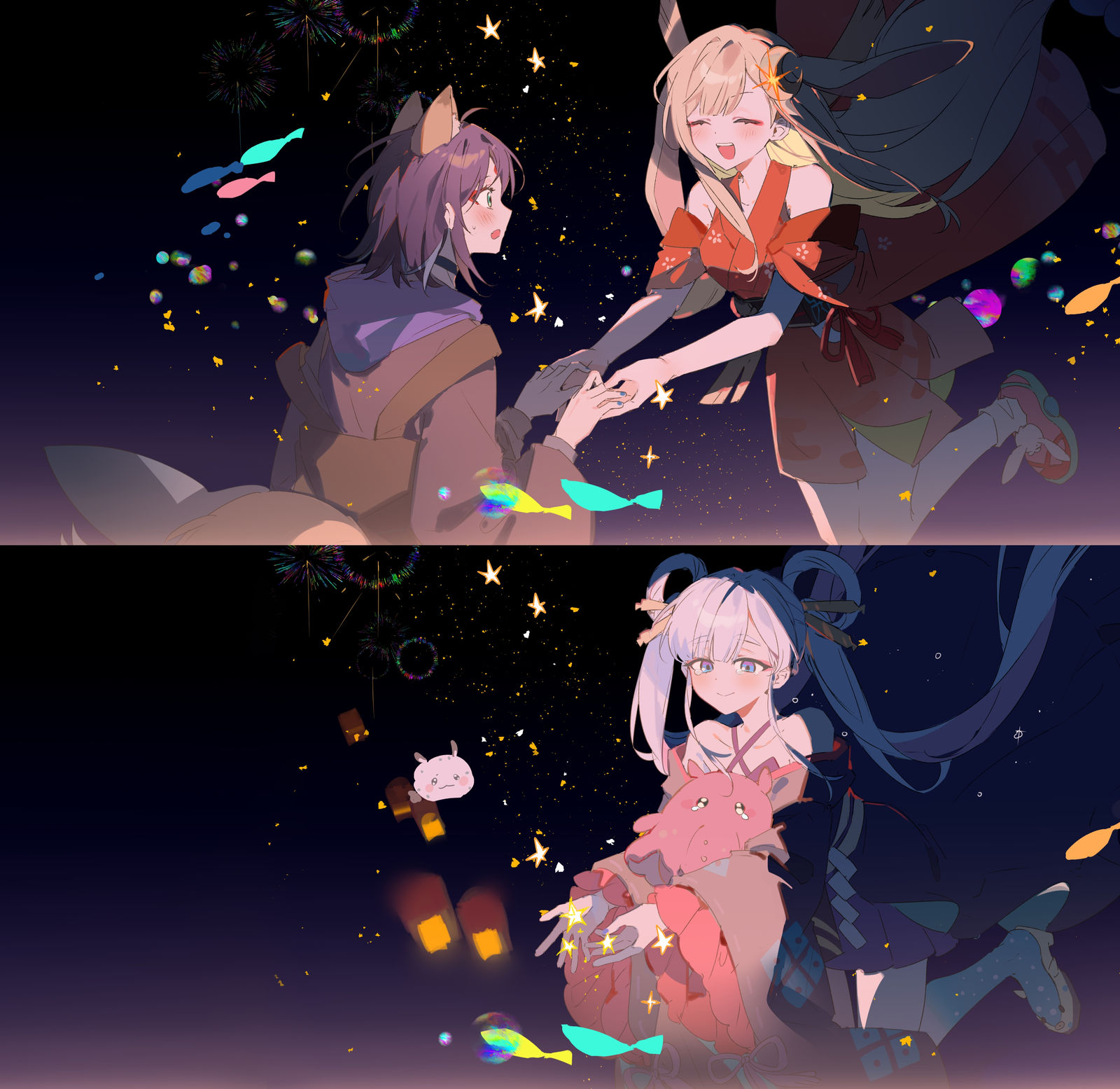 再会插画图片壁纸