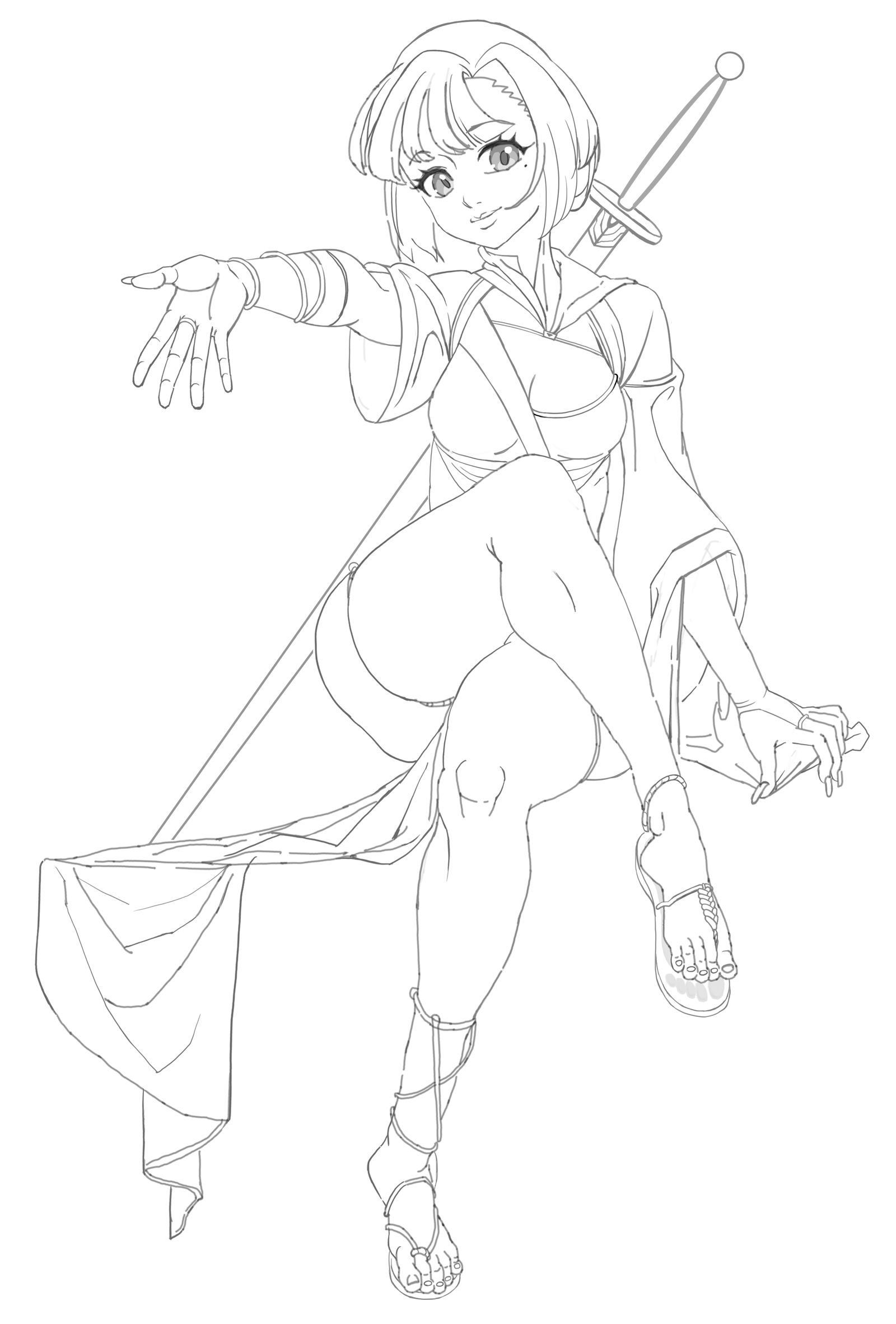 武侠角色设计头像同人高清图