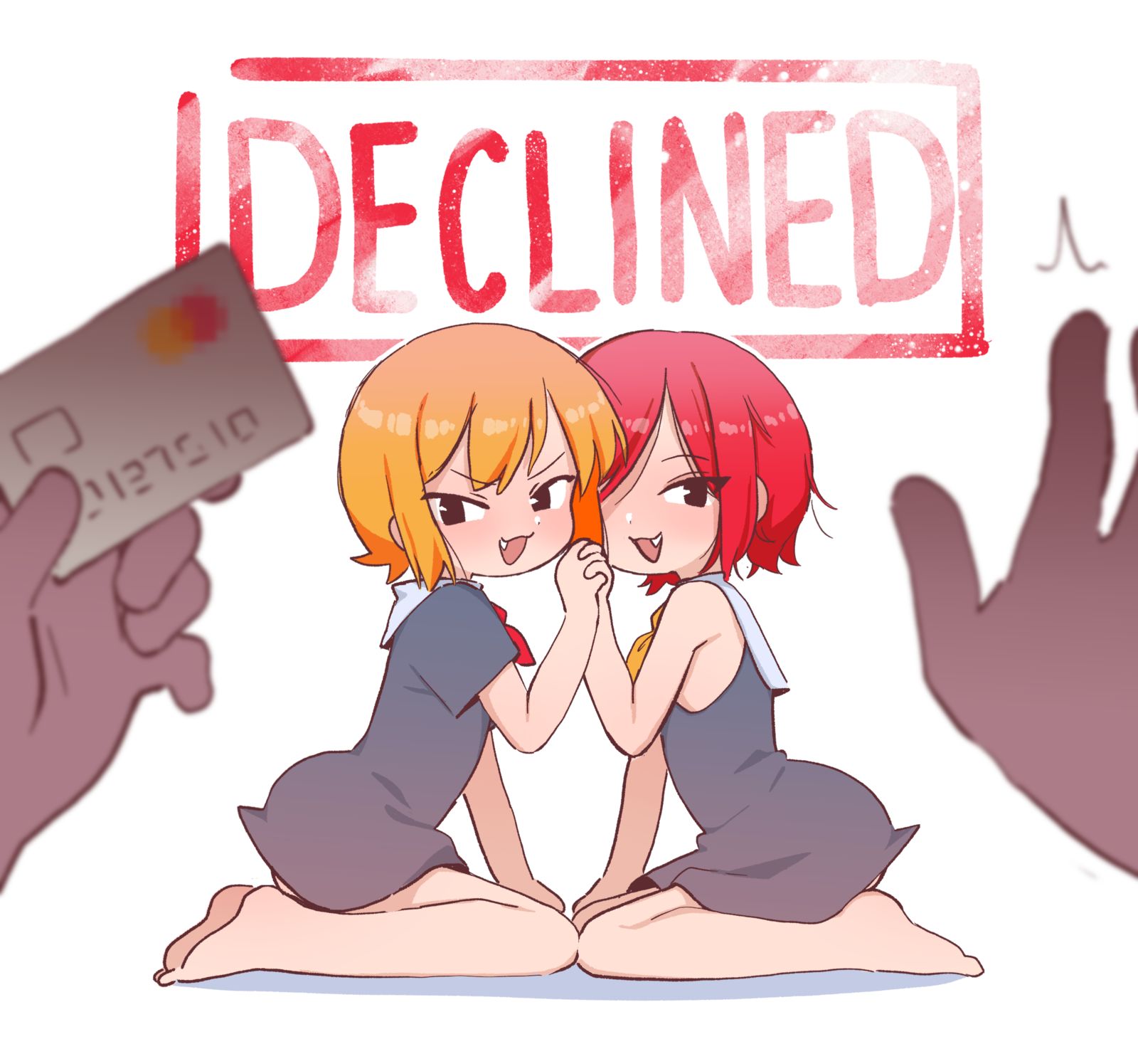 拒否插画图片壁纸