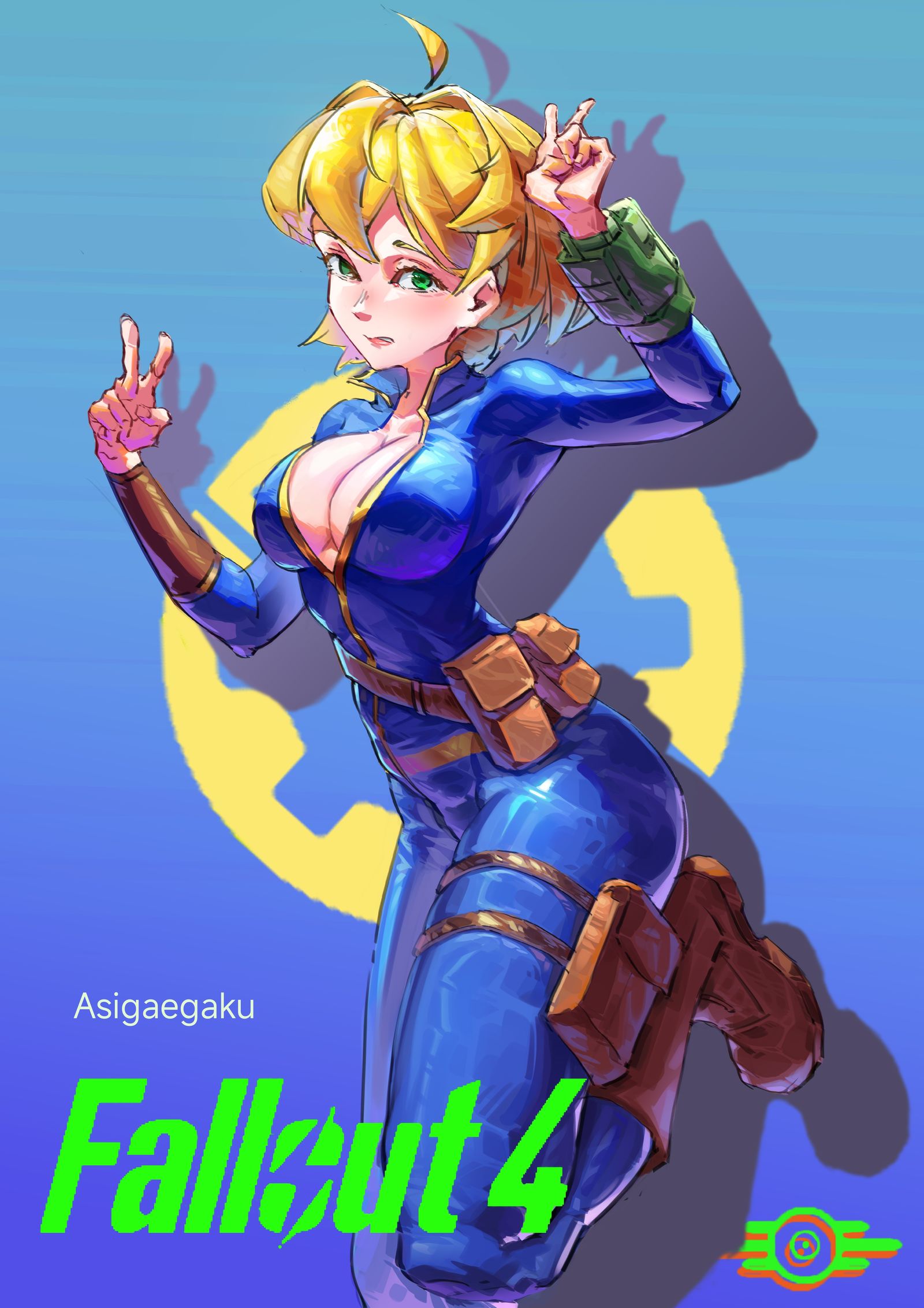 赚瓶盖的避难所居民头像同人高清图