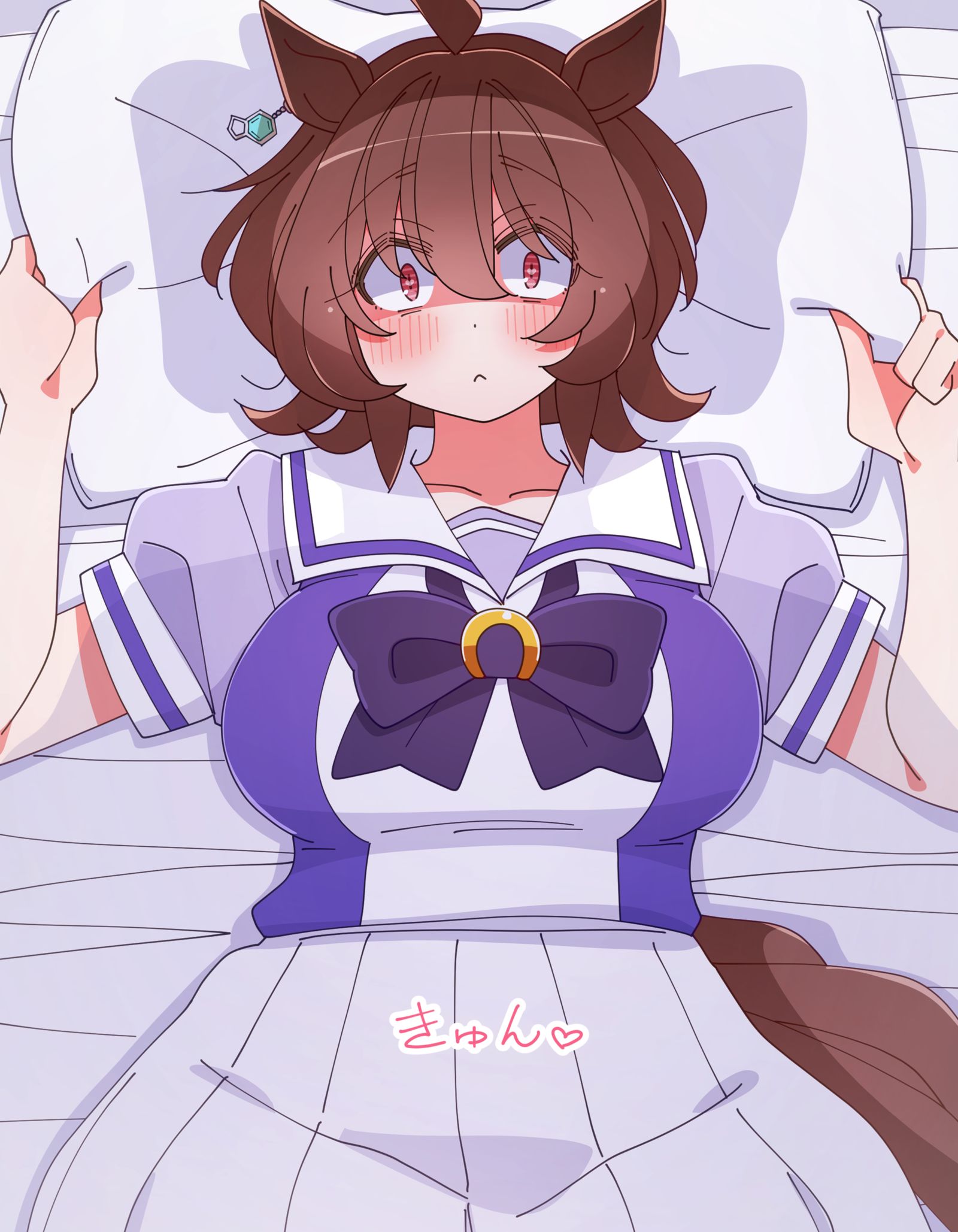 ベッドに運んだら起きちゃった