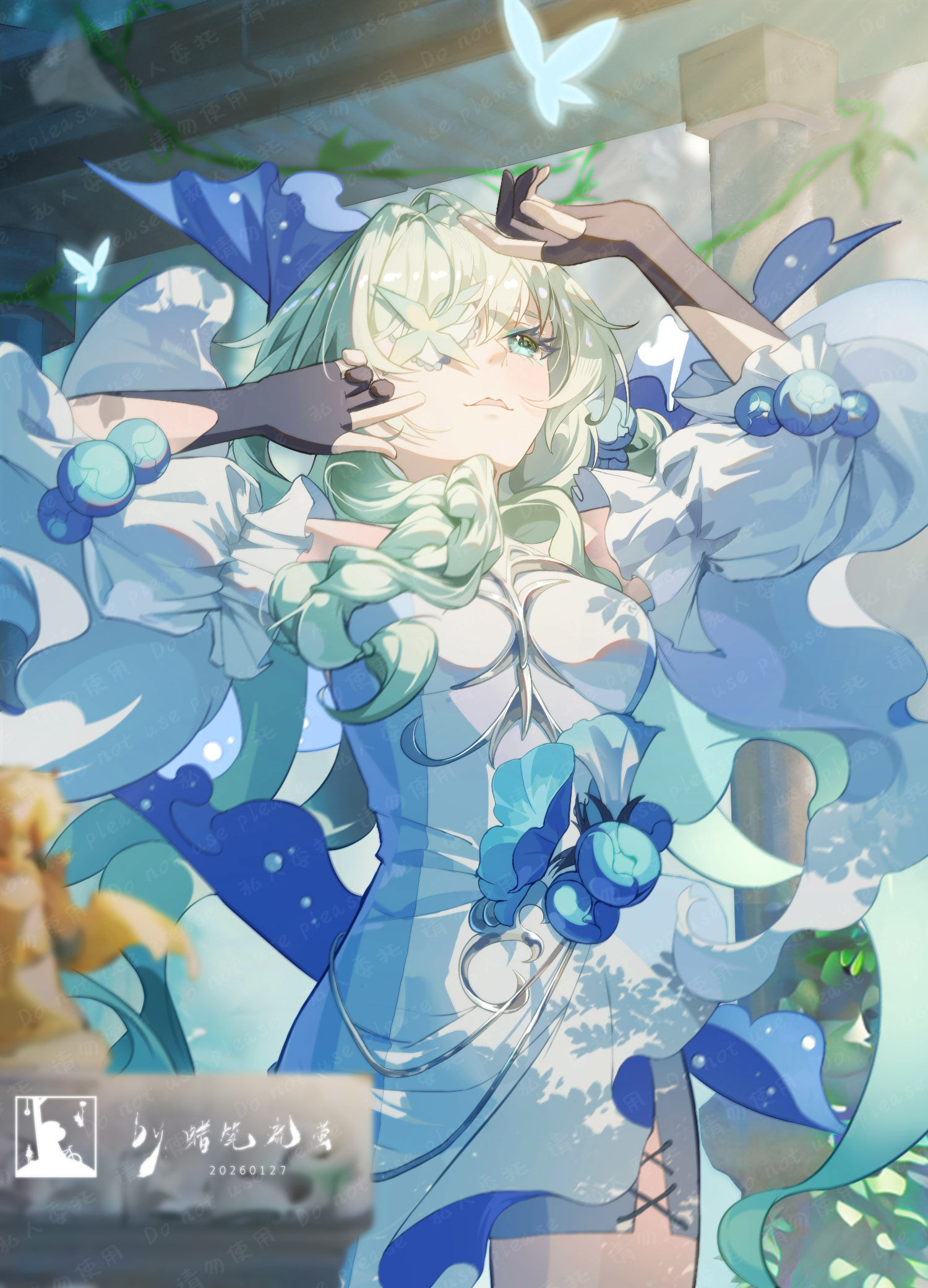 OC稿：漱-米画师oc稿子