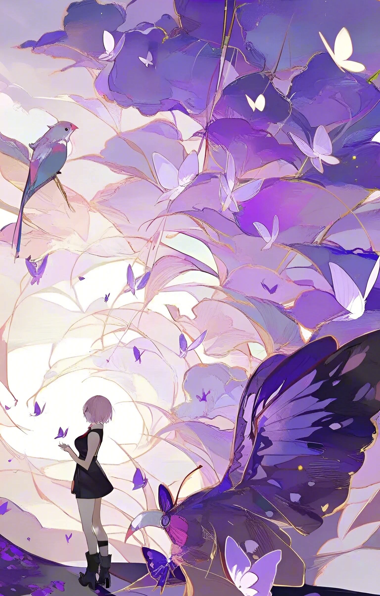 玛修-蝶梦间的守护者头像同人高清图