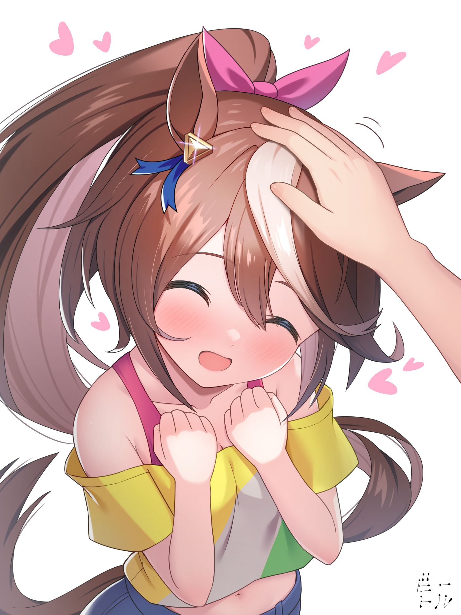 テイオーなでなで