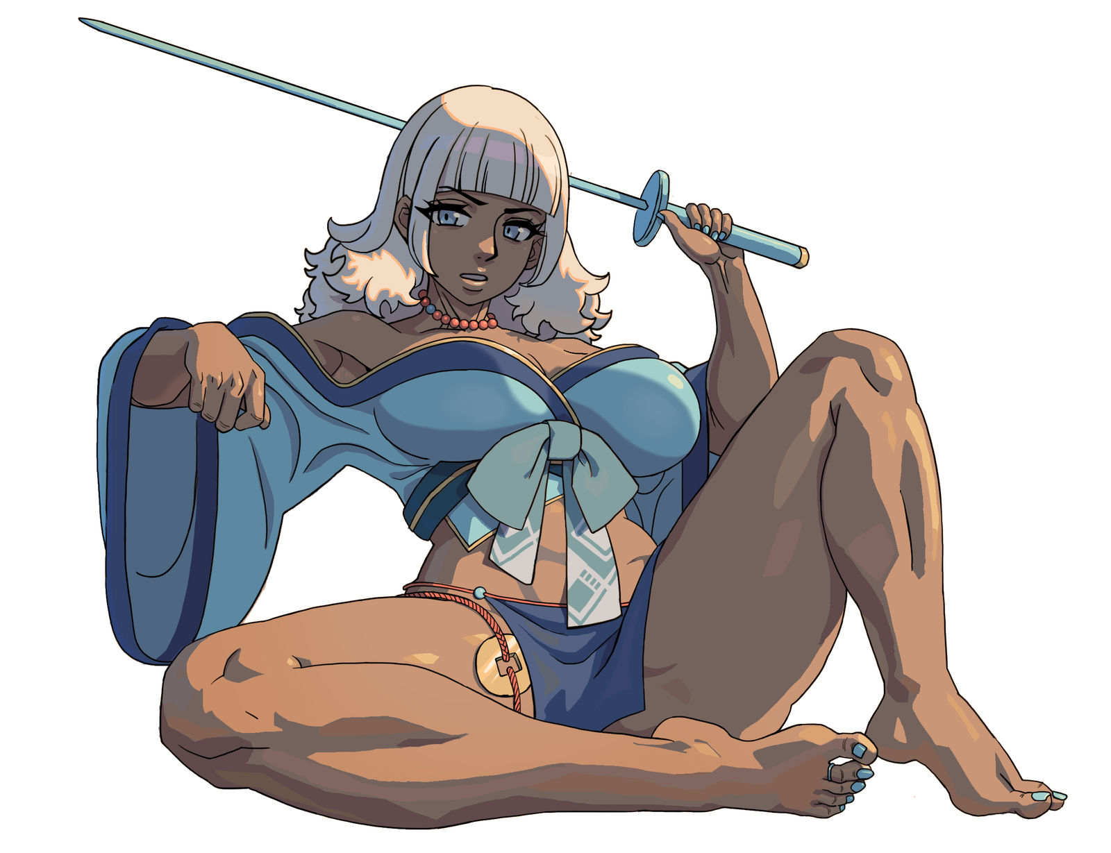 武侠黑皮角色设计头像同人高清图