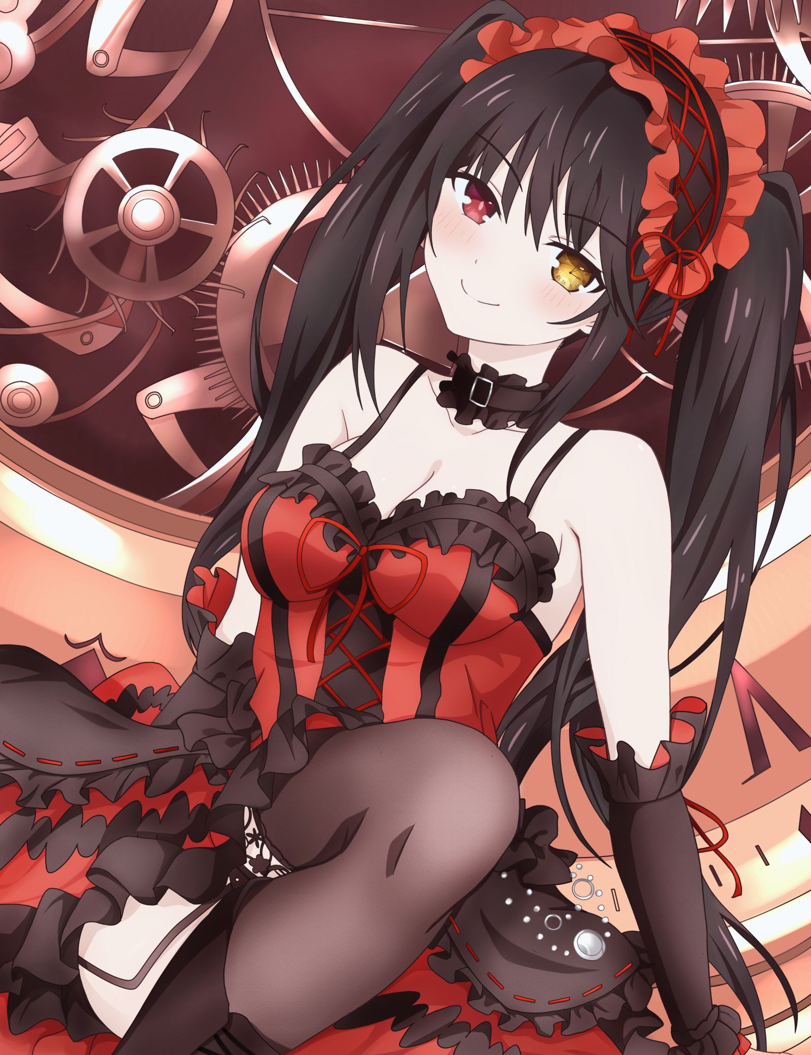 時崎　狂三　− 刻々帝 −头像同人高清图