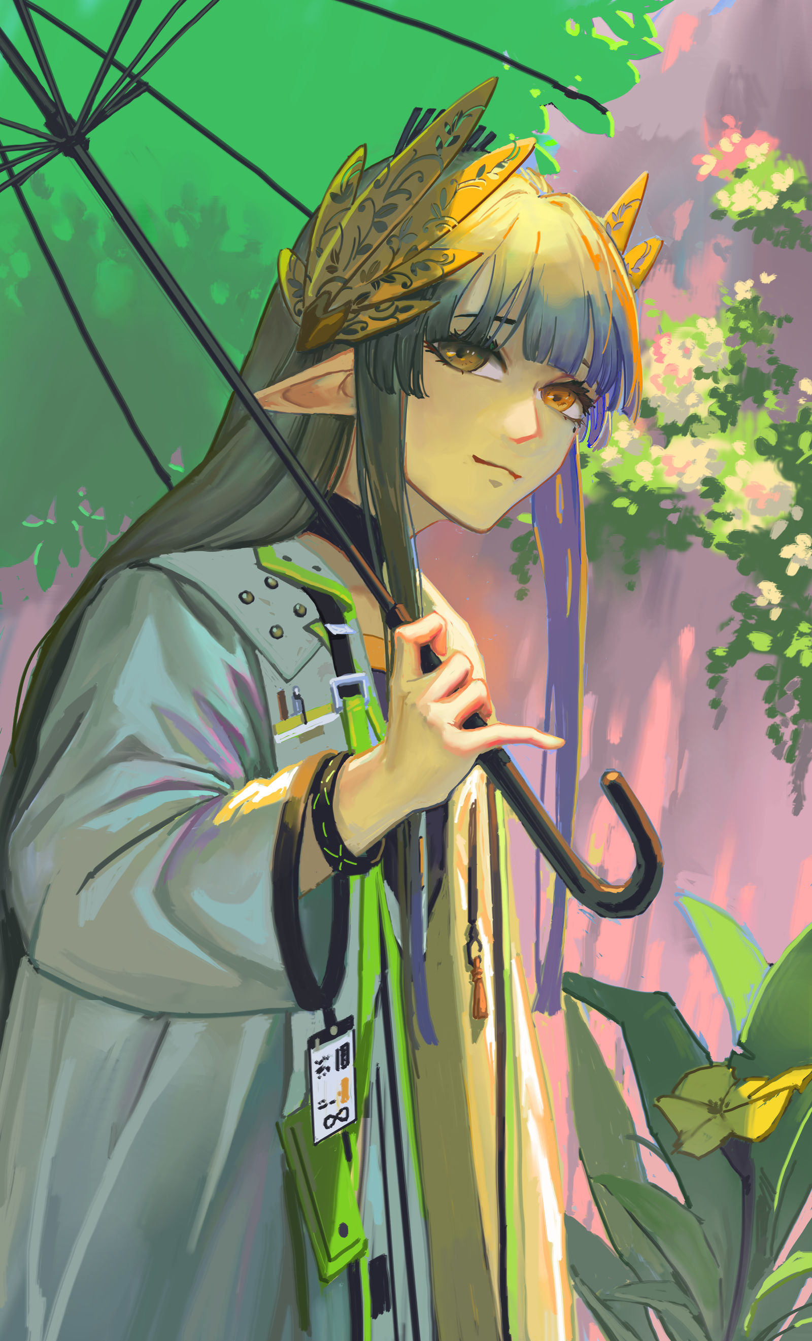 哪个鼻子好看呀？明日方舟 缪尔塞斯头像同人高清图