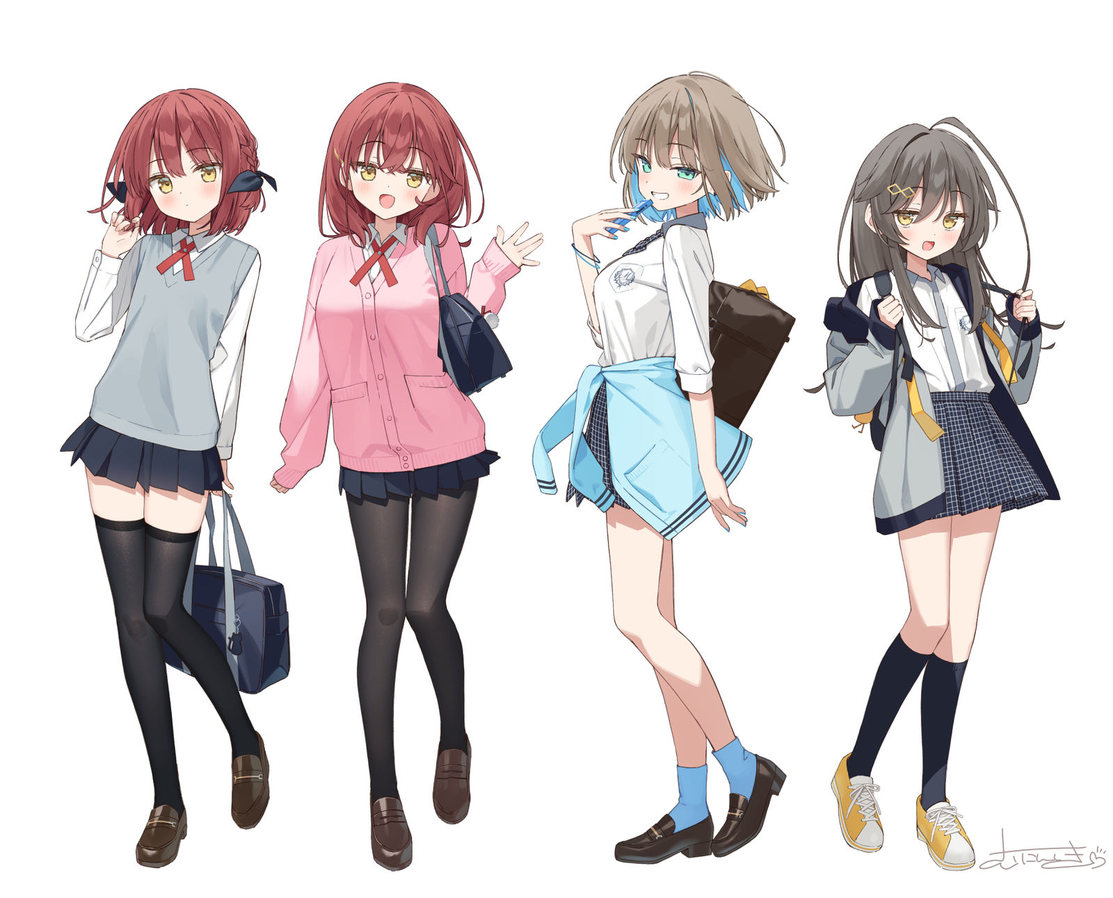 むにんしきヒロインズ头像同人高清图