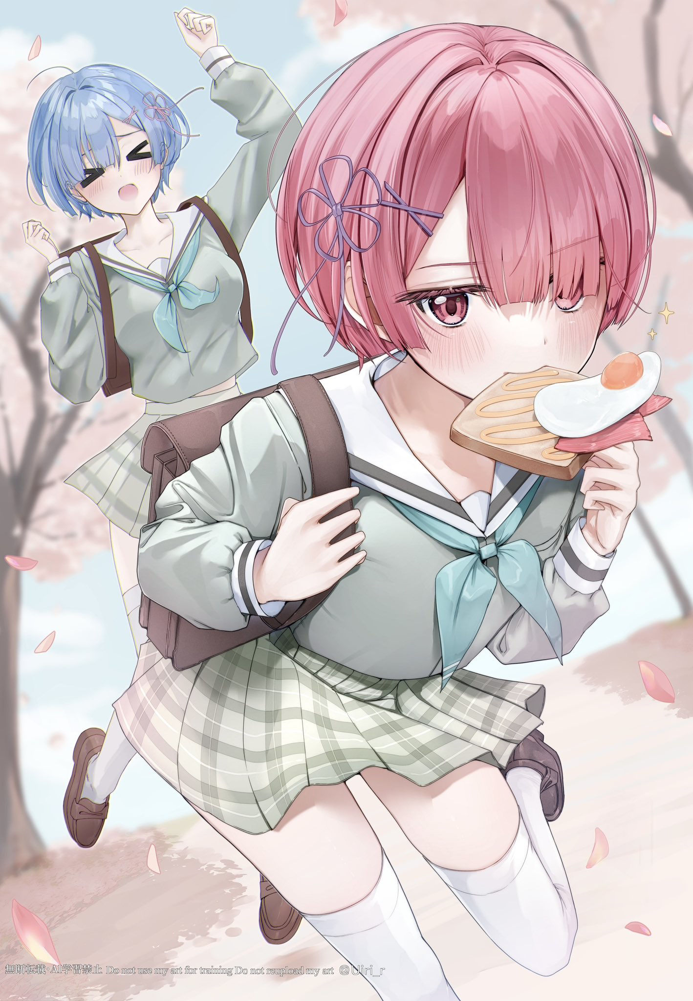 騒がしい朝の一コマ头像同人高清图