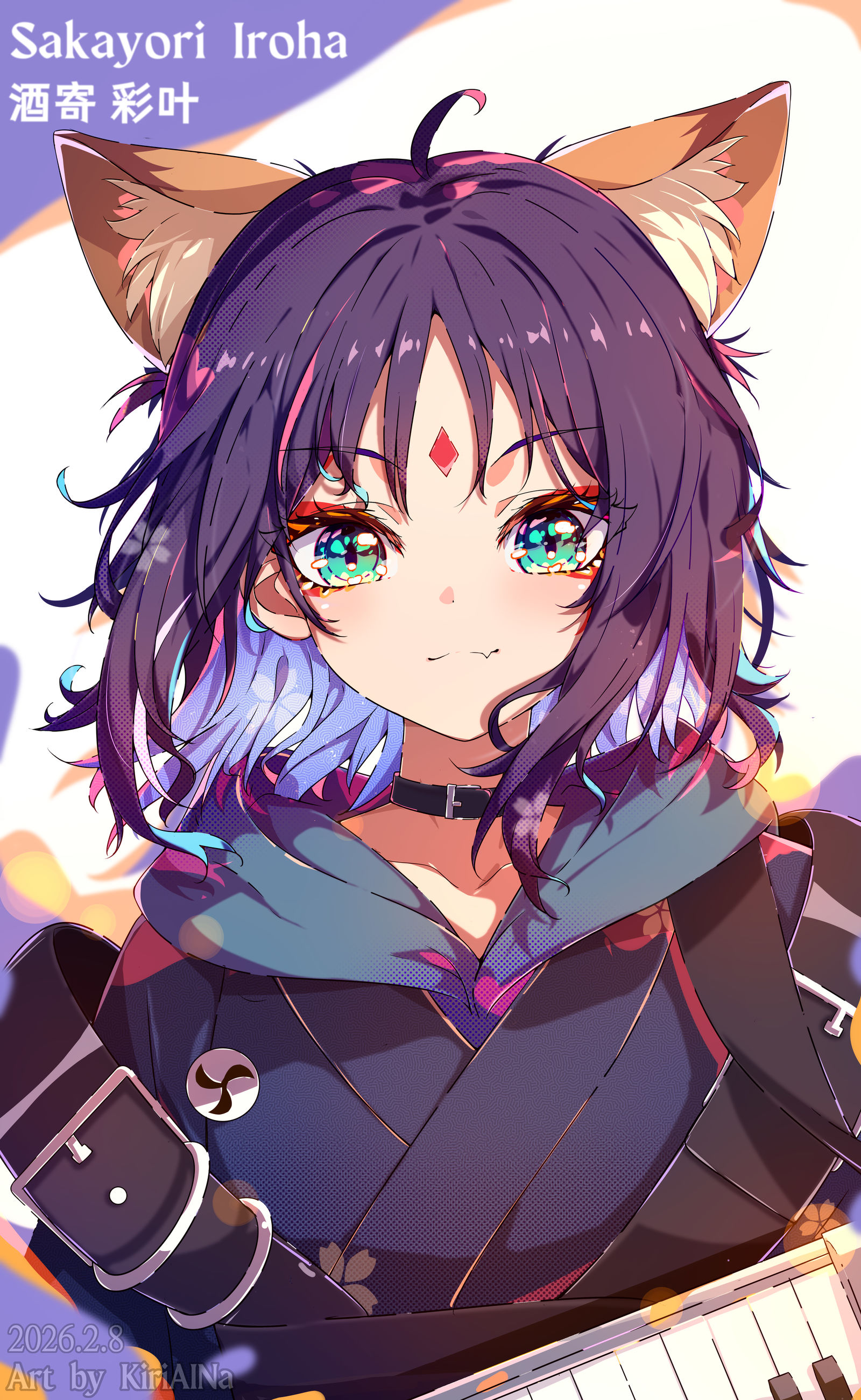 酒寄彩葉插画图片壁纸