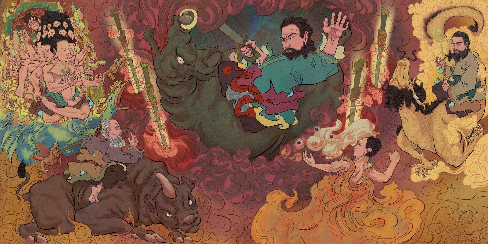 封神演义-三教会破诛仙阵头像同人高清图