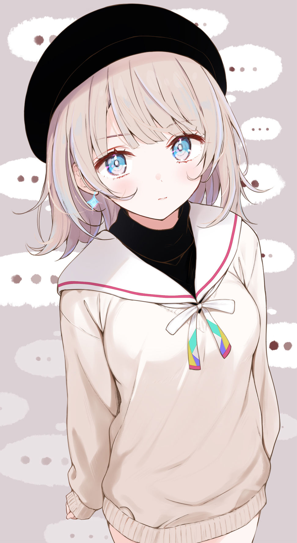寡黙っ子さん插画图片壁纸