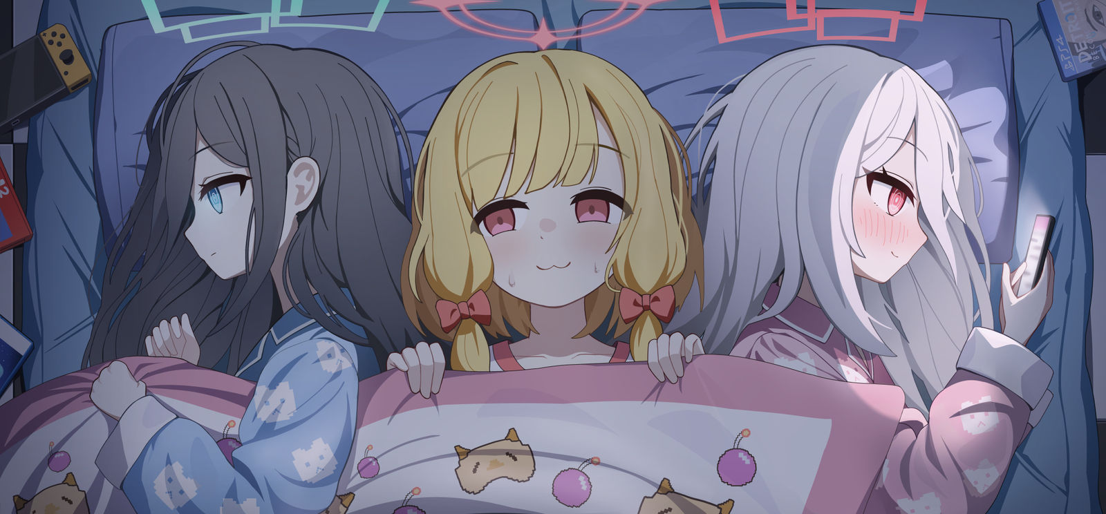 眠られない插画图片壁纸