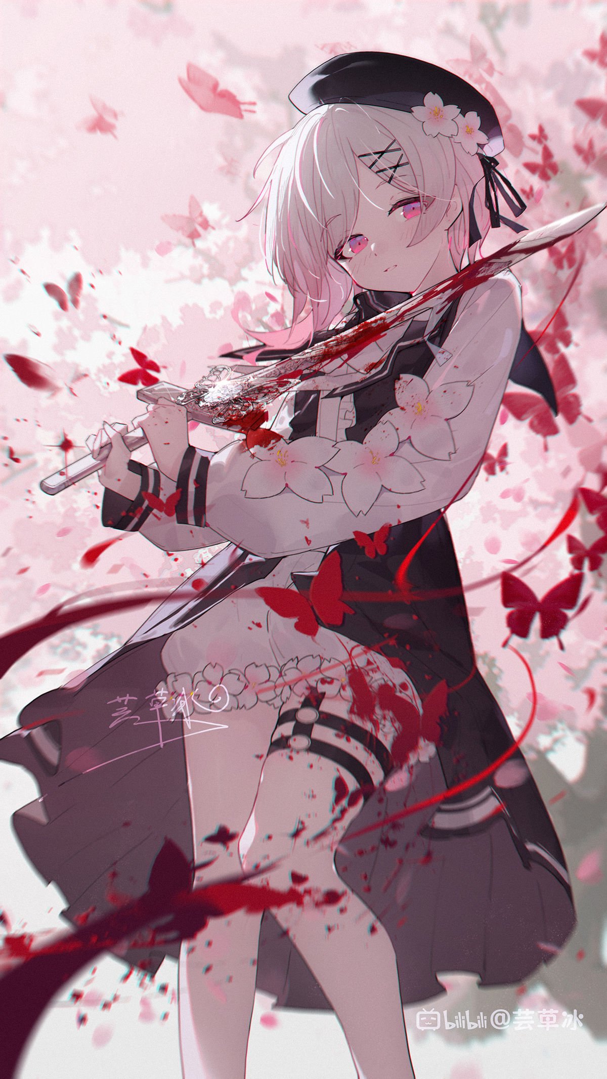 day221  桜羽エマ 插画图片壁纸