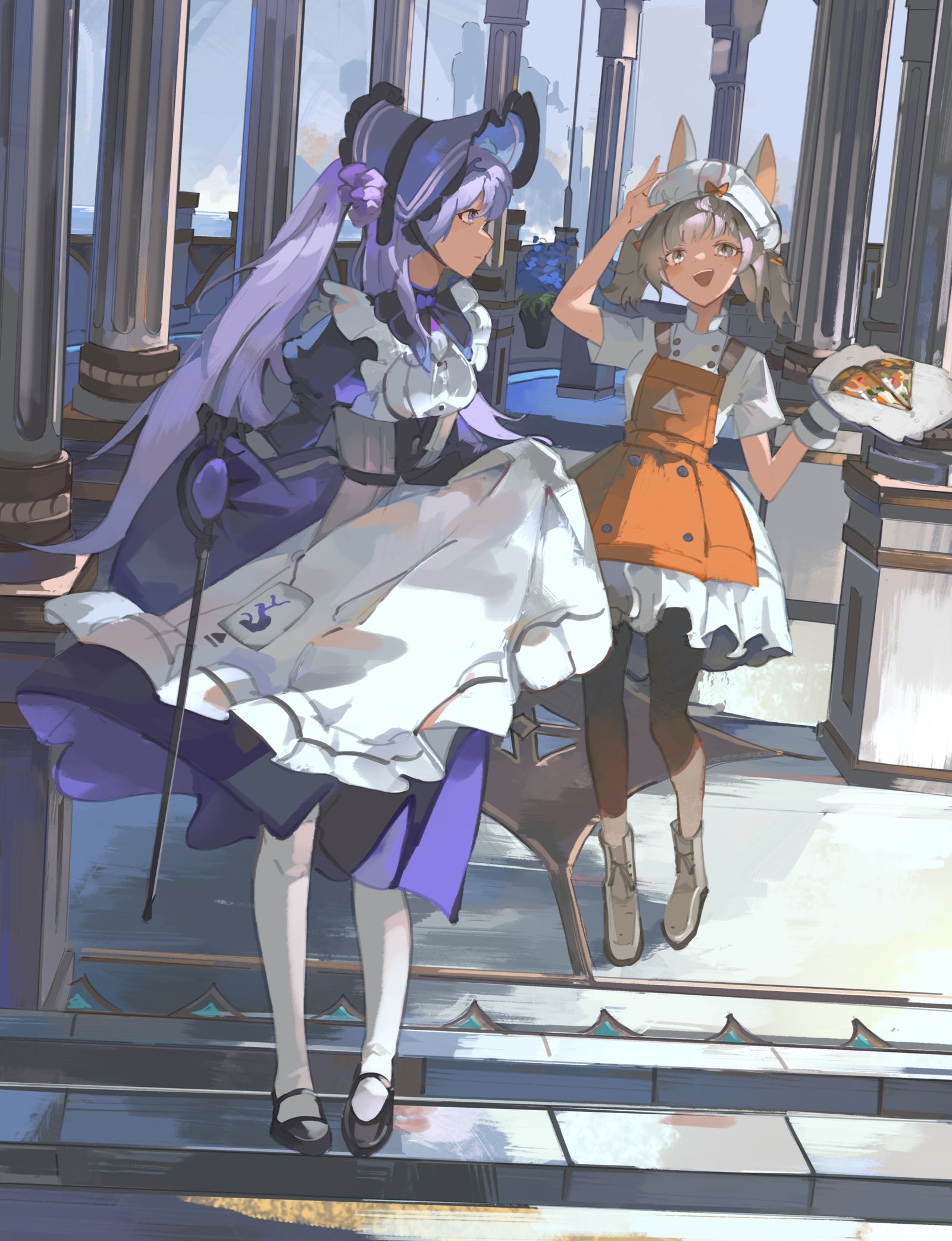 Rosemary and Margherita插画图片壁纸