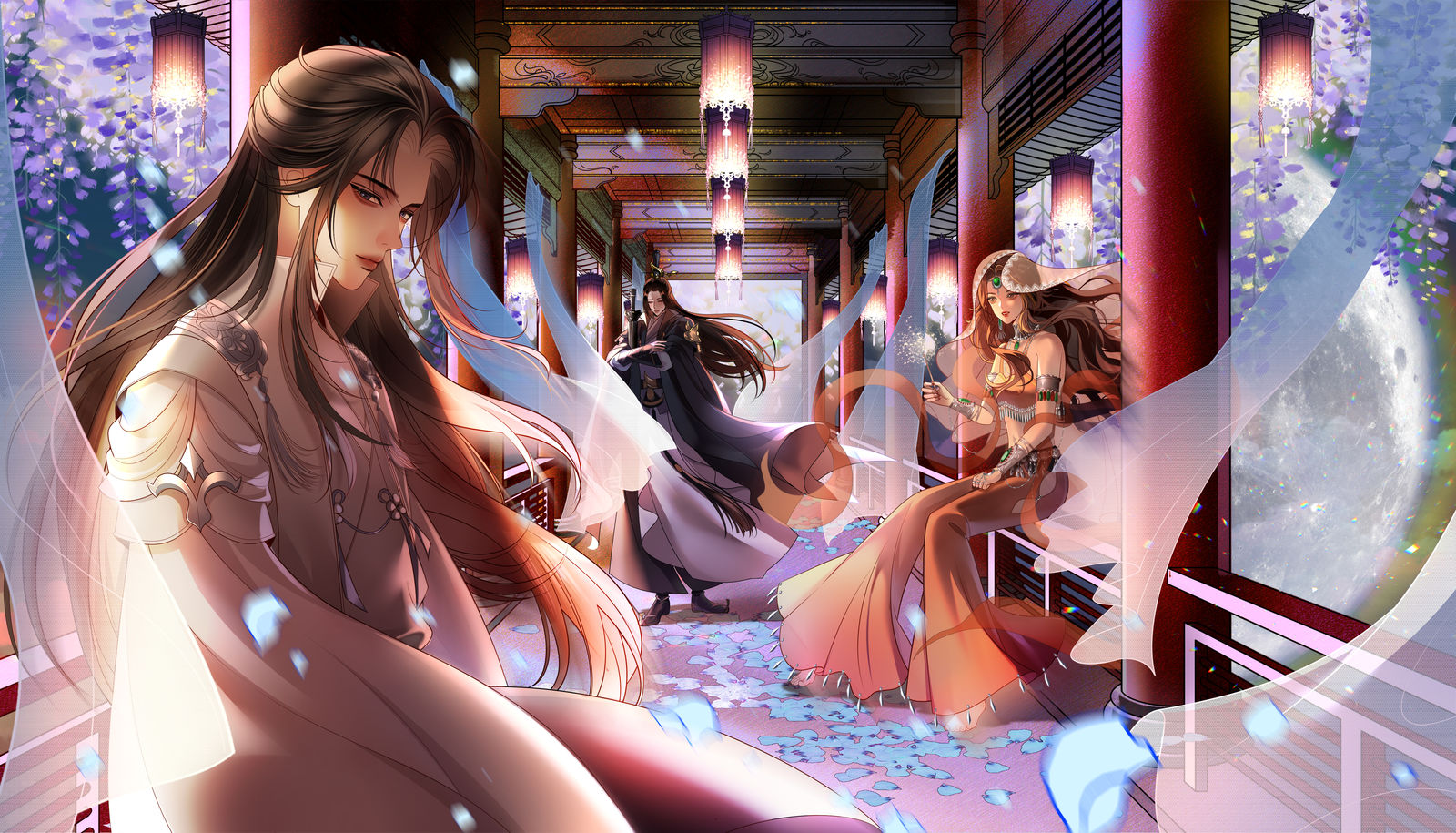 一梦江湖八周年画加同人绘画比赛头像同人高清图