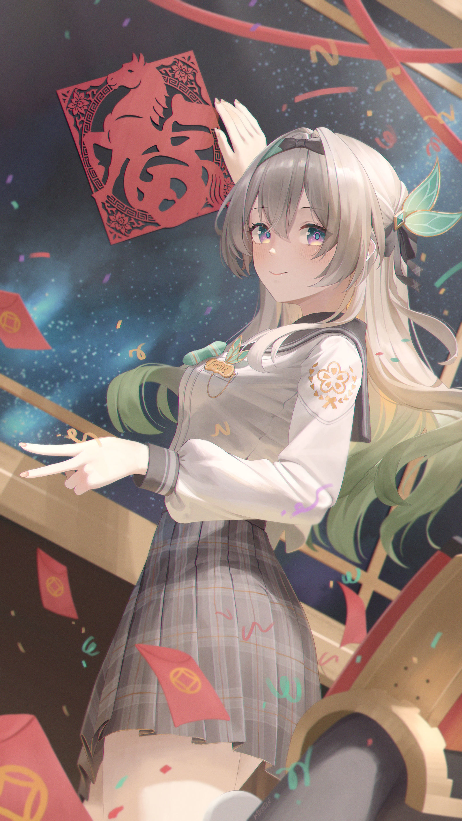 流萤-马年贴福头像同人高清图