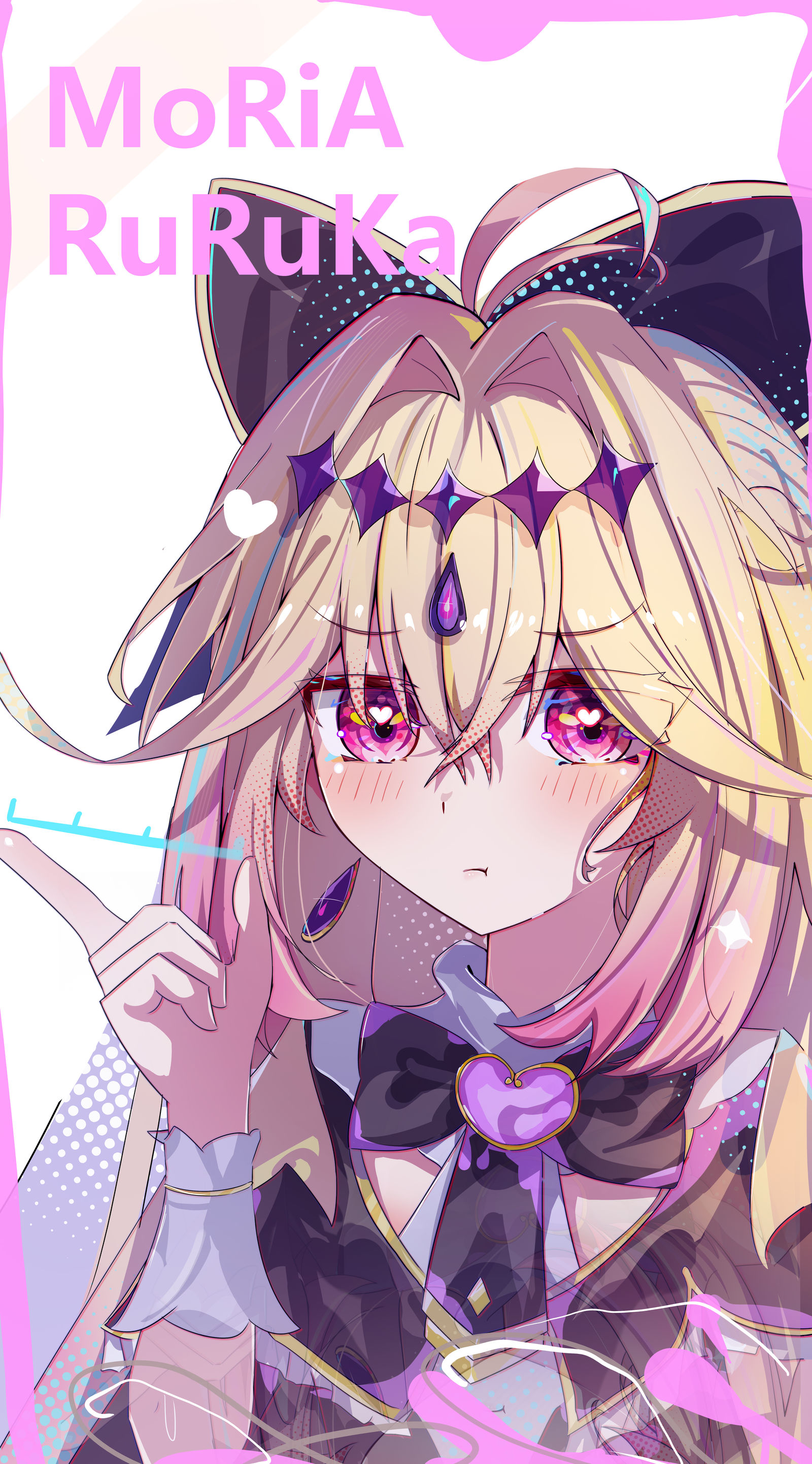 光之美少女森亚露露卡头像同人高清图