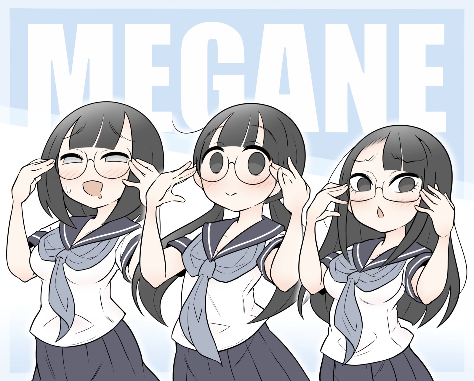 メガネの日な美術部ガール头像同人高清图