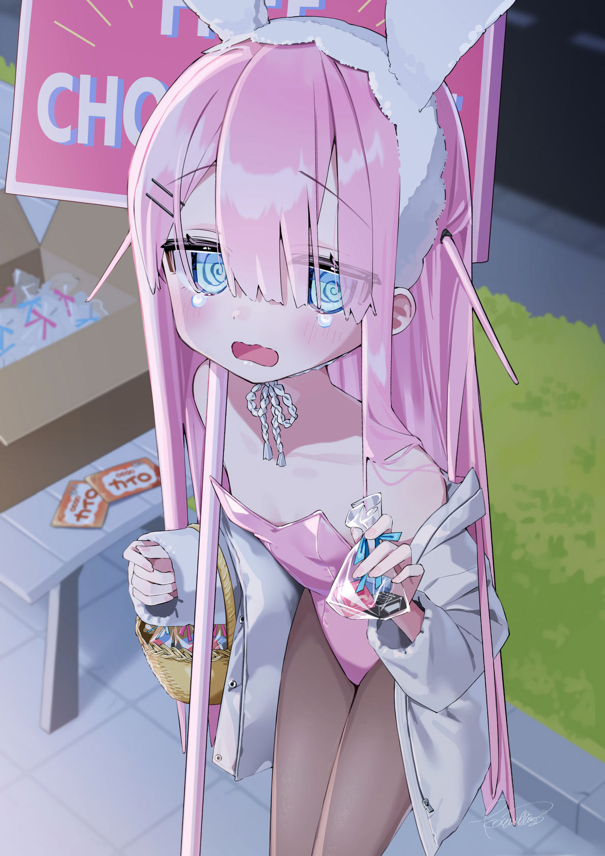 チョコもらってくださいぃ…